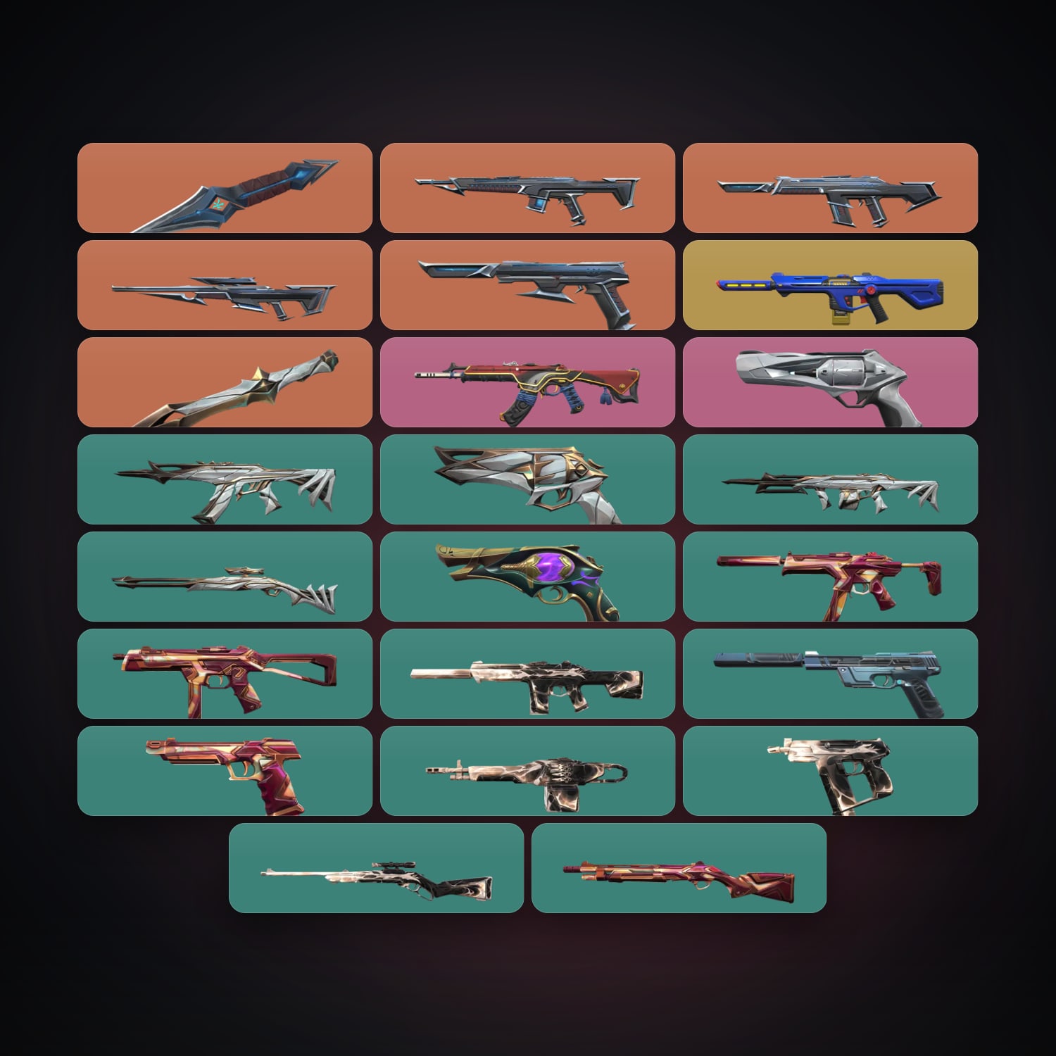 AP Silver 1 locker — 2 knives, 23 skins, lvl 88 — HabibiAccounts