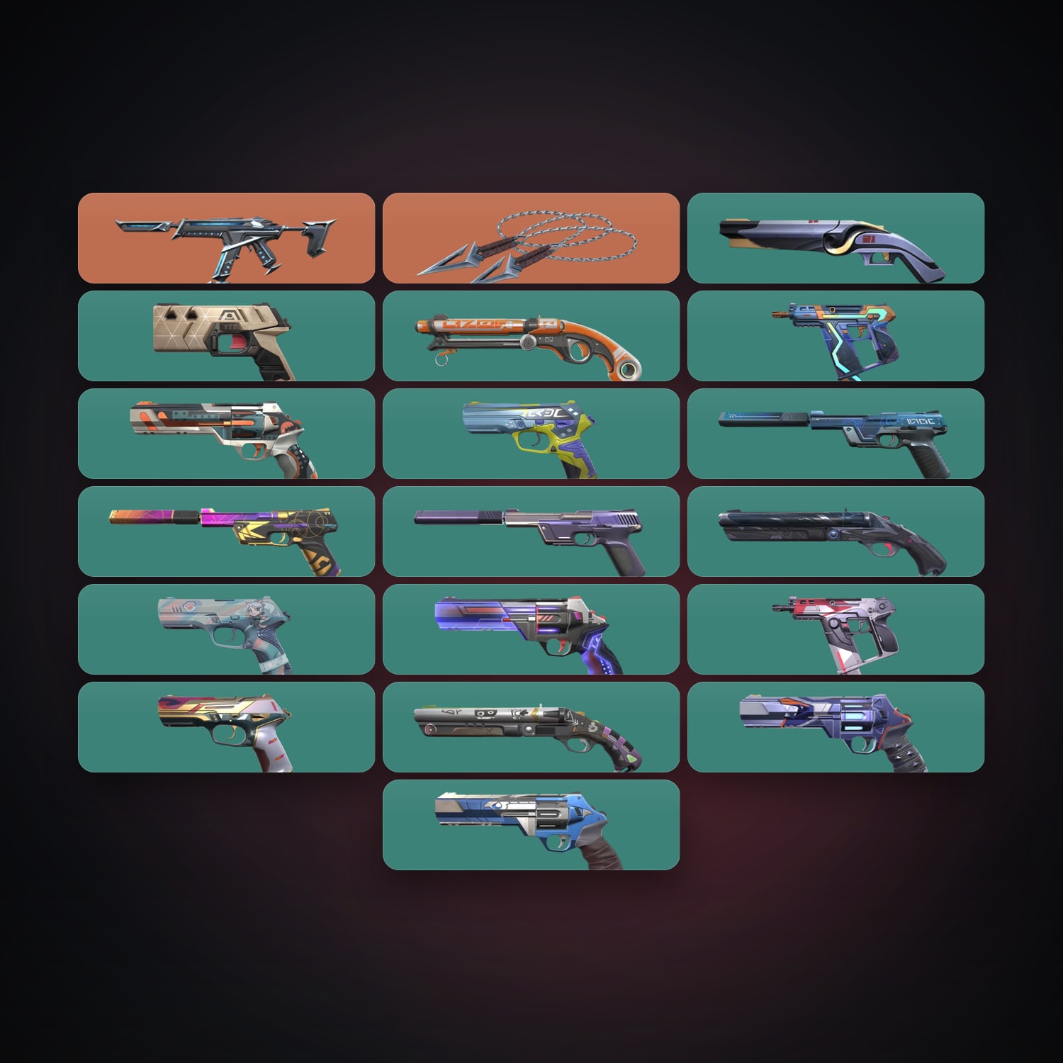 LA Gold 1 locker — 1 knives, 19 skins, lvl 230 — HabibiAccounts