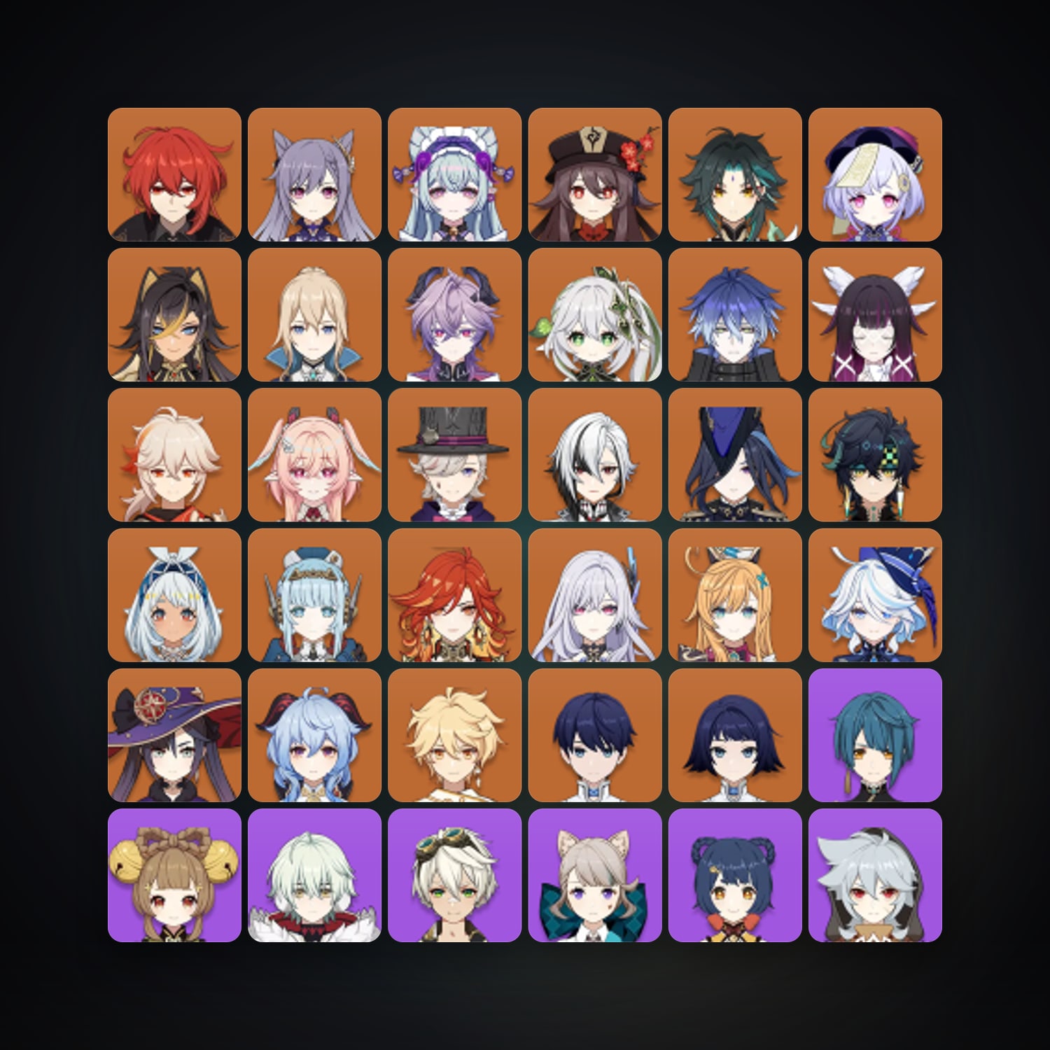 جينشن إمباكت | AR 60 | 79 شخصية | 26× 5★ — HabibiAccounts