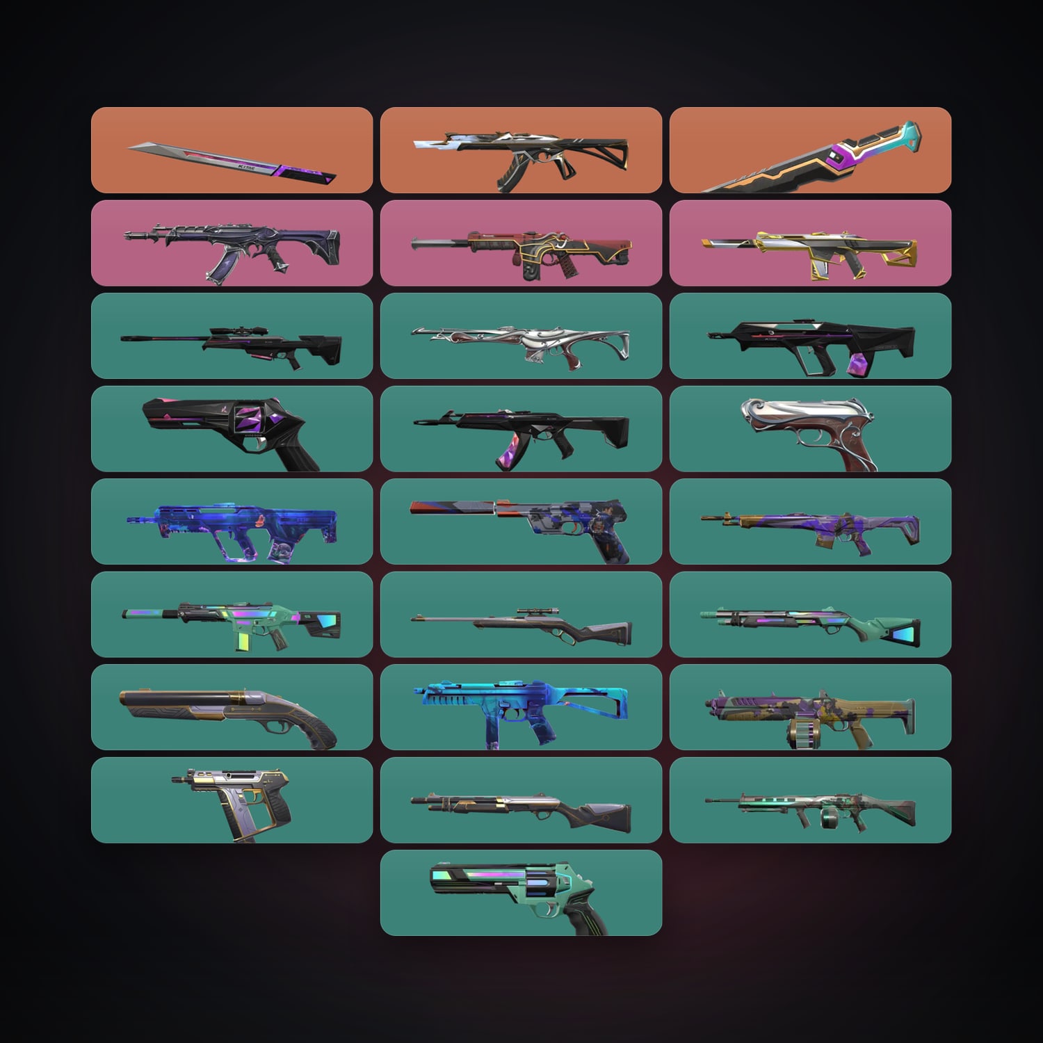 NA Gold 1 locker — 2 knives, 25 skins, lvl 56 — HabibiAccounts