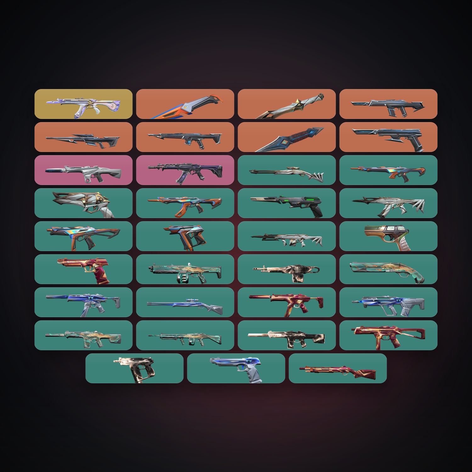 AP Silver 1 locker — 3 knives, 36 skins, lvl 100 — HabibiAccounts