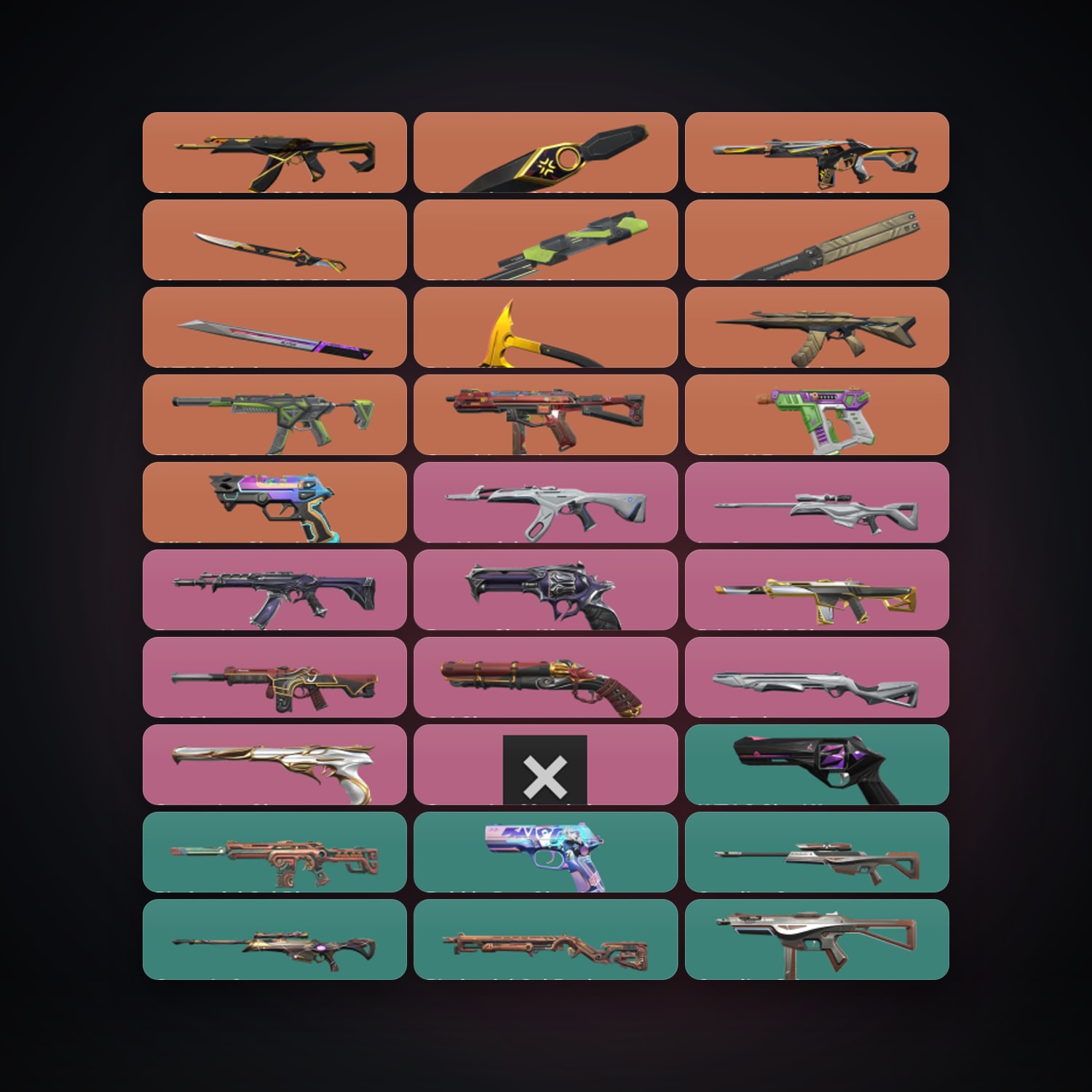 NA Diamond 2 locker — 6 knives, 89 skins, lvl 302 — HabibiAccounts