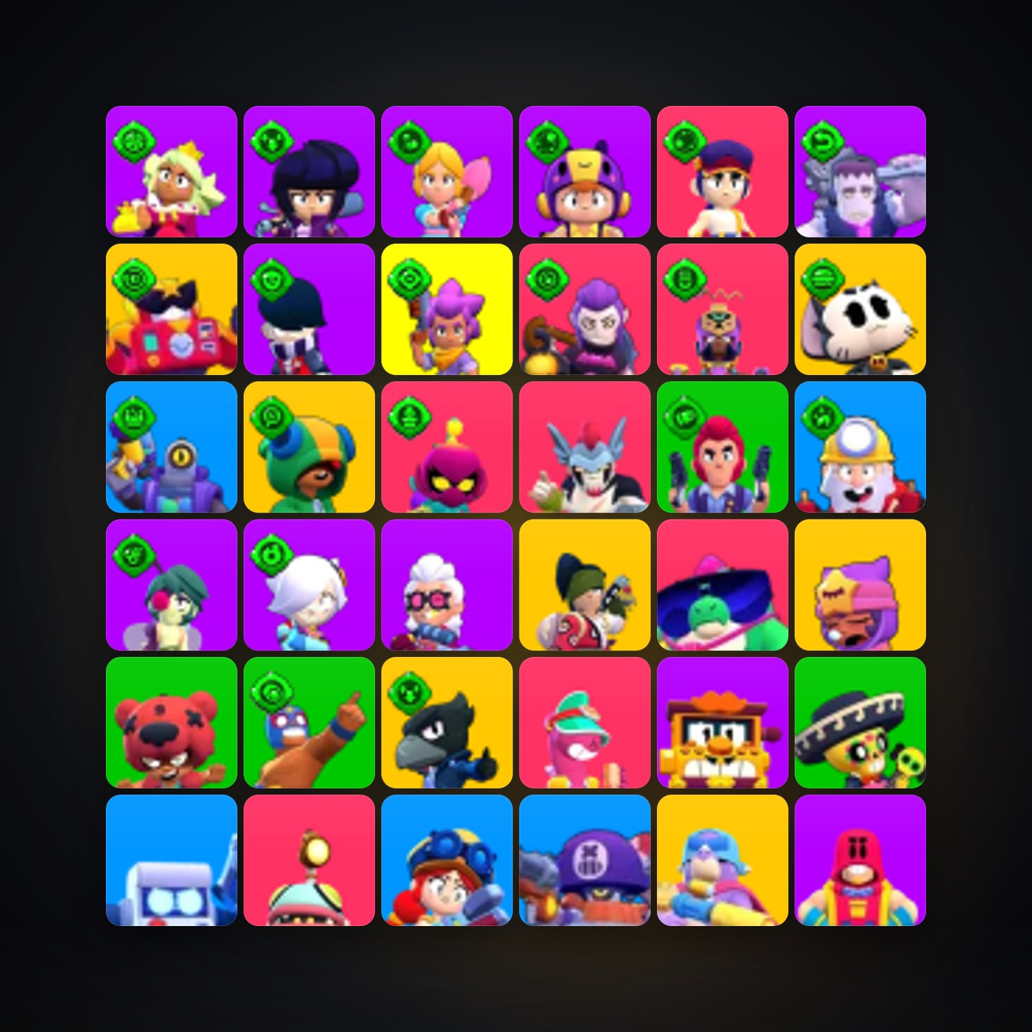 103 Brawlers | 35.4K Trophies — Supercell Account — HabibiAccounts