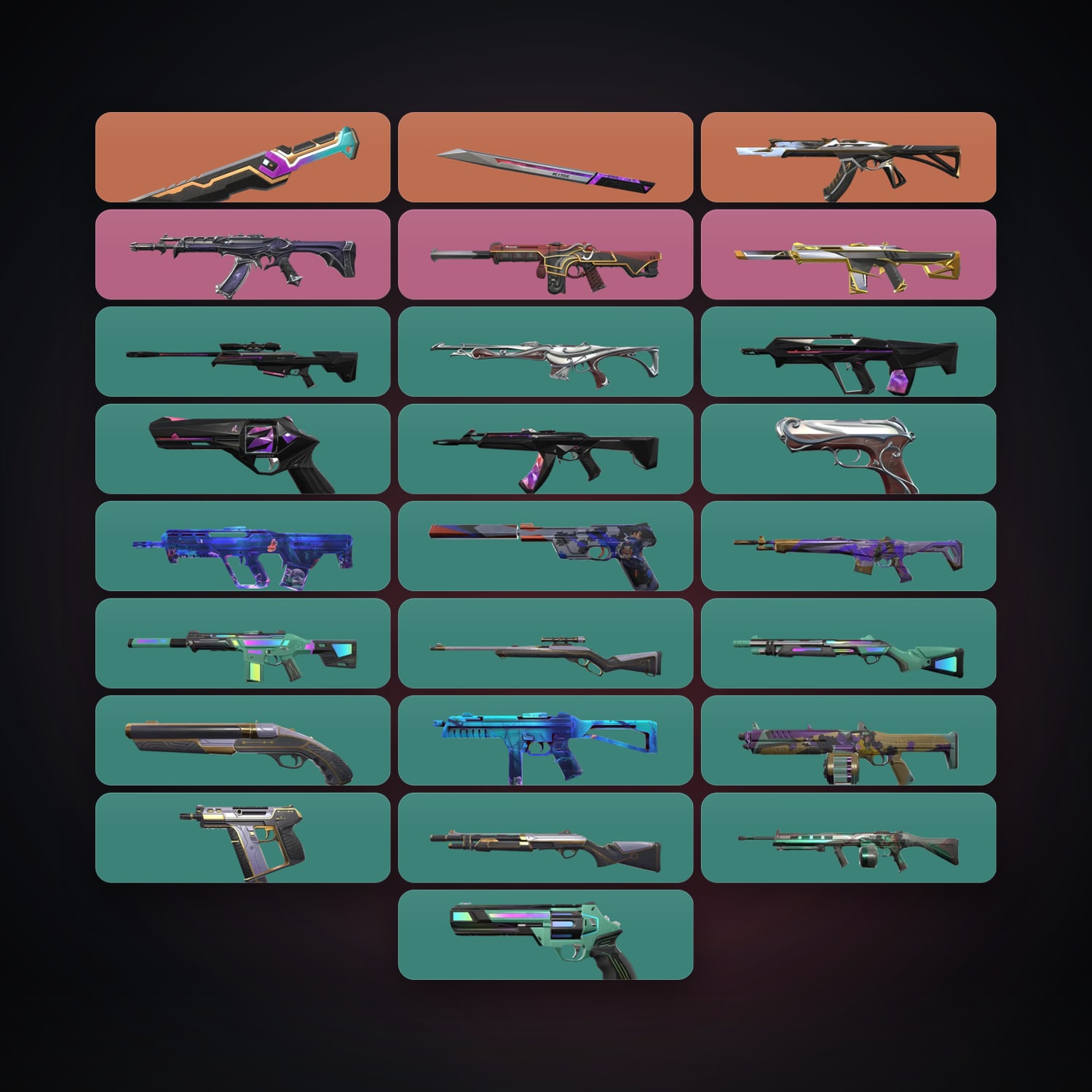 NA Gold 1 locker — 2 knives, 25 skins, lvl 56 — HabibiAccounts