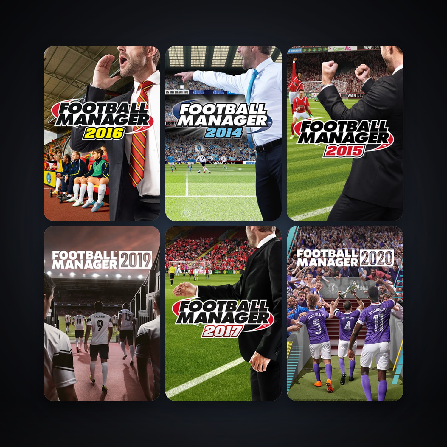 Football Manager 2014 + Football Manager 2015, 13 games, clean — HabibiAccounts