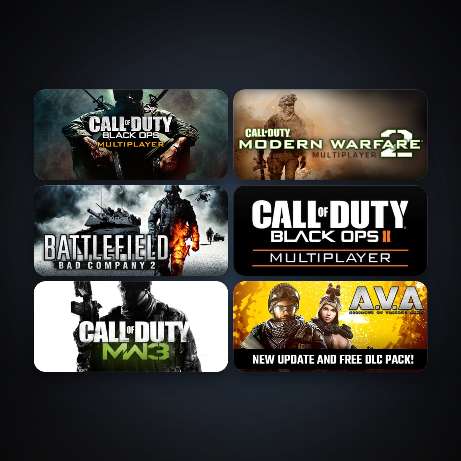 Call of Duty: Modern Warfare 2 - Multiplayer (2009) + F.E.A.R. 2: Project Origin, 21 games, Steam 10, clean — HabibiAccounts
