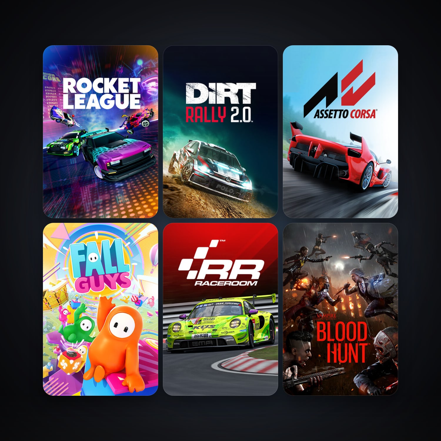 Free CS2 (No Prime) + RaceRoom Racing Experience, 17 games, clean — HabibiAccounts