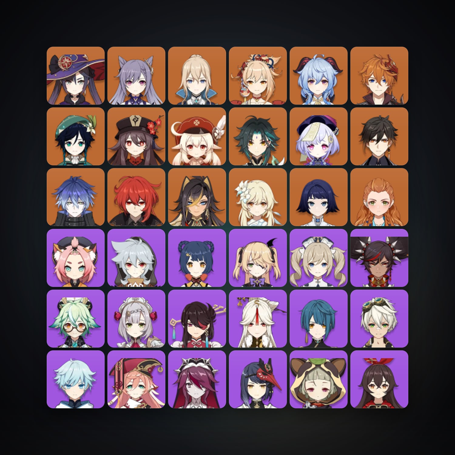 Genshin Impact | AR 58 | 46 Chars | 15× 5★ — Genshin / miHoYo Account — HabibiAccounts