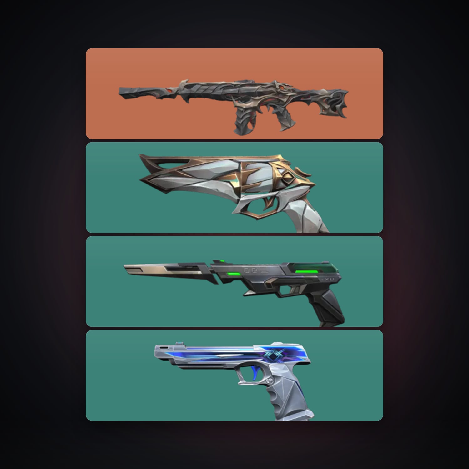 EU Diamond 3 locker — 4 skins, lvl 55 — HabibiAccounts