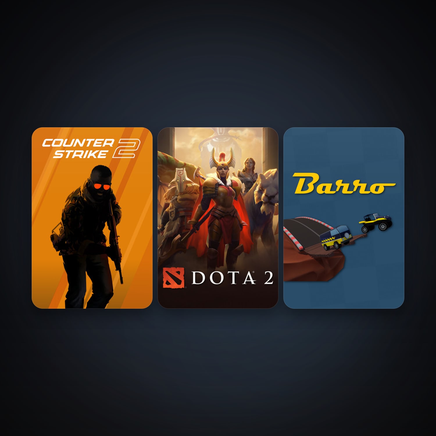 Dota 2 + CS2 Prime, 3 games, clean — HabibiAccounts