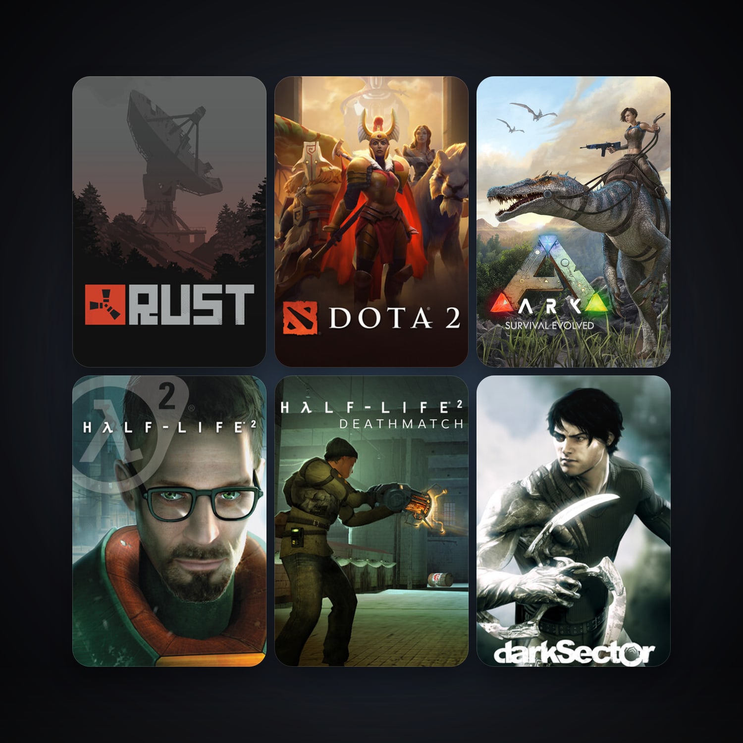 Half-Life 2 + Half-Life 2: Deathmatch, 70 games, Steam 10, clean — HabibiAccounts