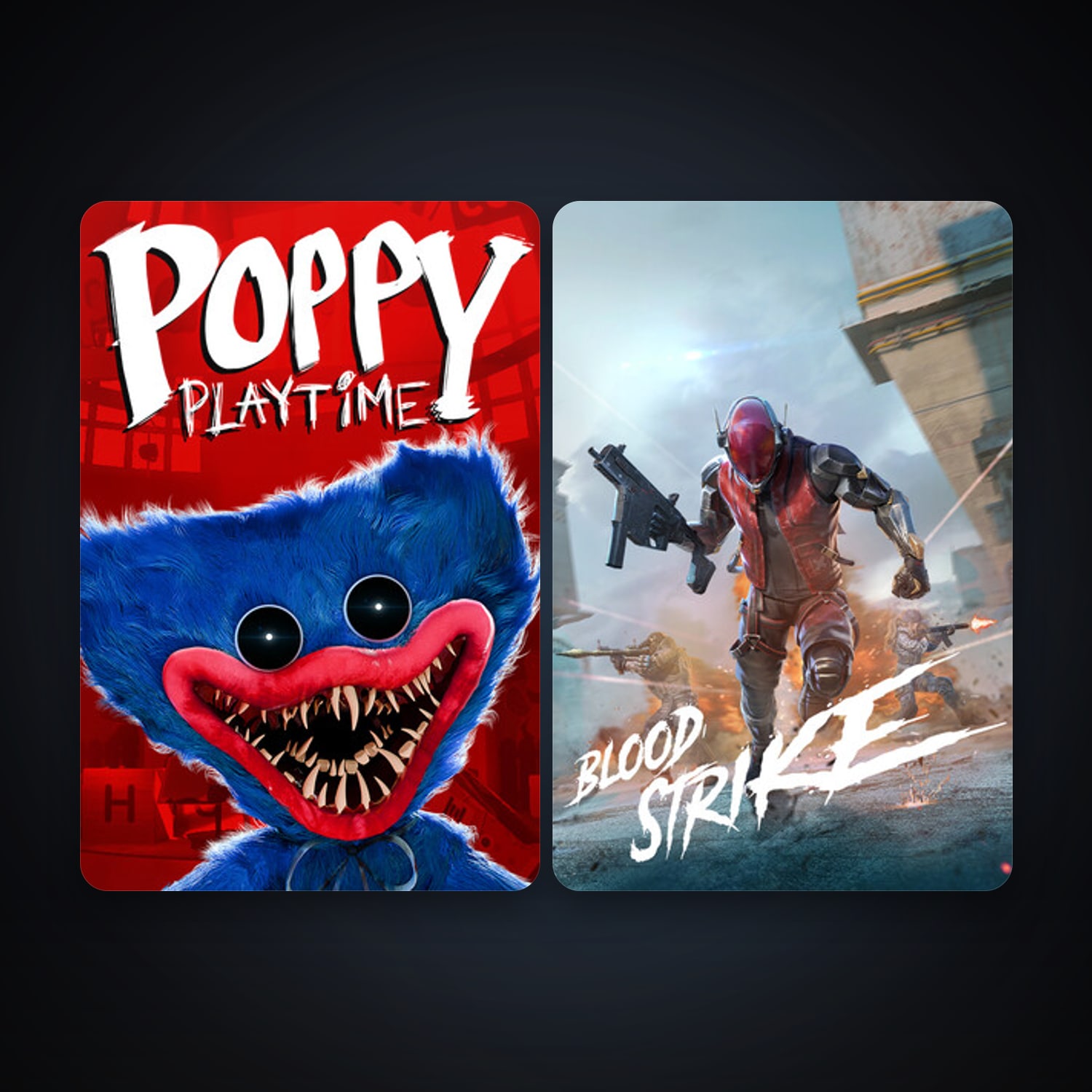Poppy Playtime + Blood Strike, 5 games, clean — HabibiAccounts