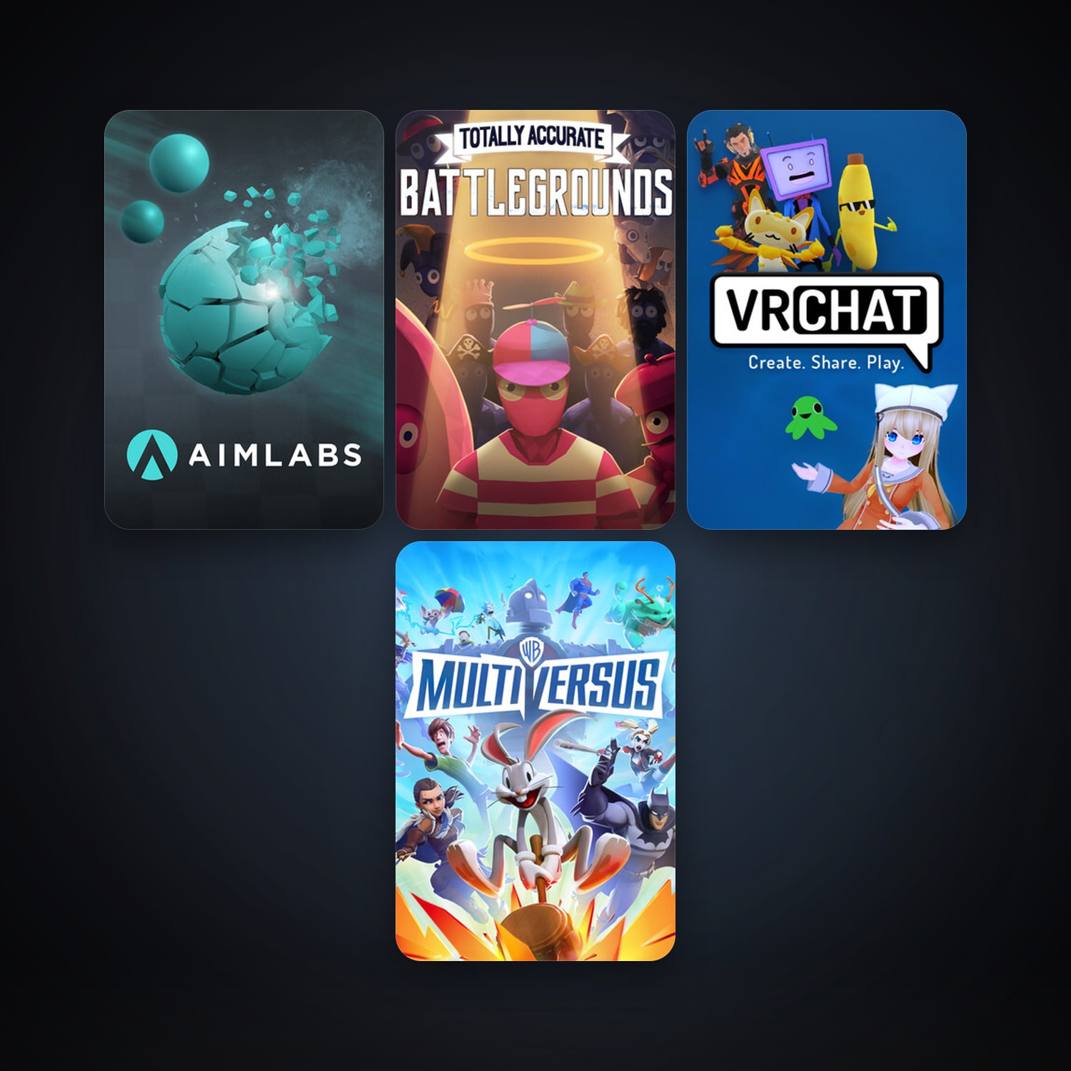 Free CS2 (No Prime) + VRChat, 8 games, clean — HabibiAccounts