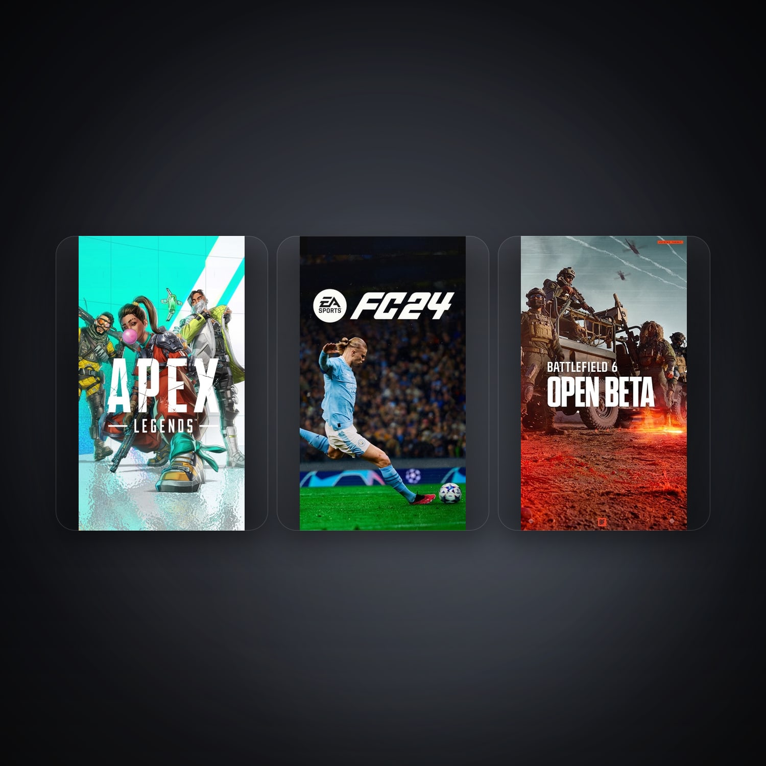 EA Apex Legends + EA Sports FC24 — FR — 4 games — HabibiAccounts