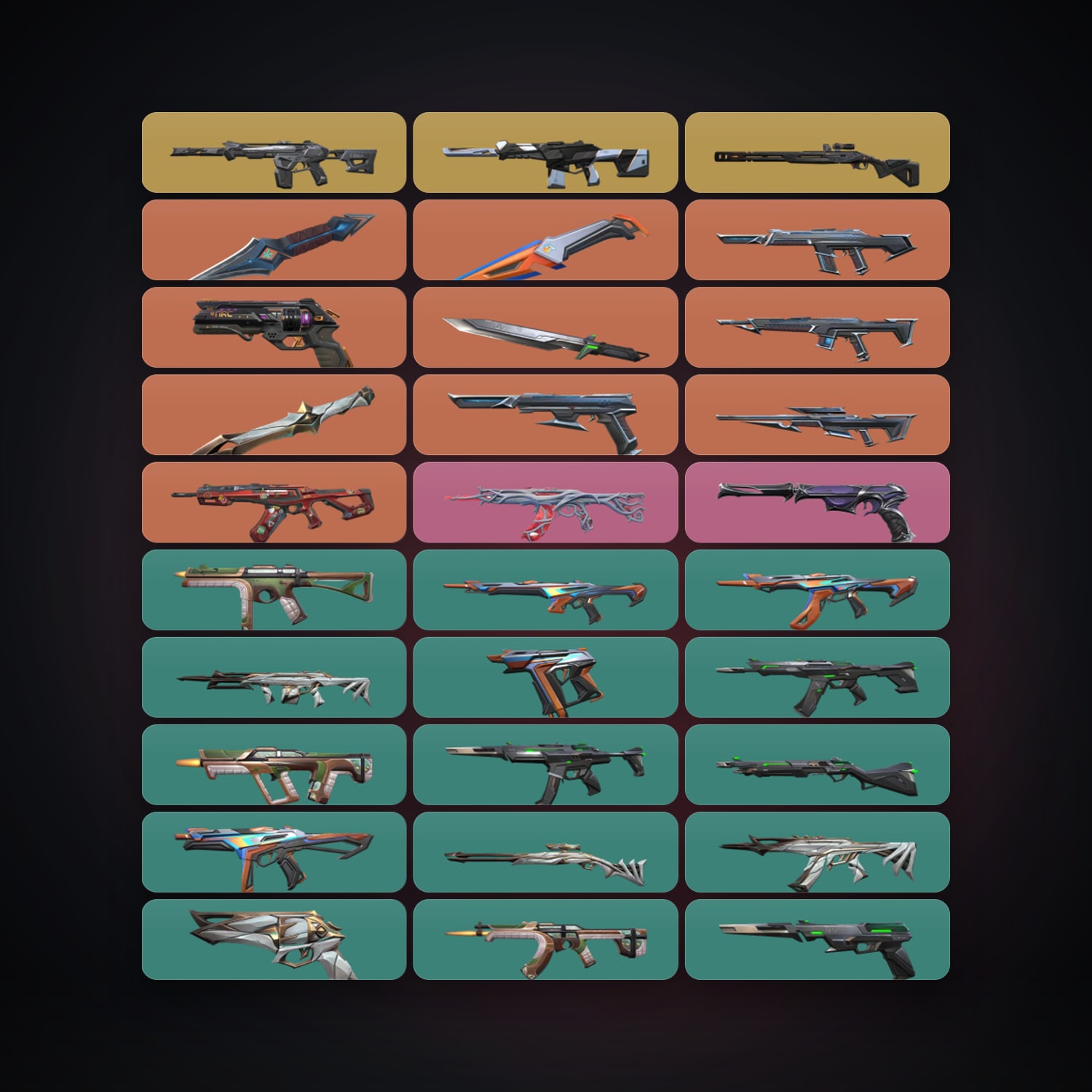 EU Silver 2 locker — 4 knives, 61 skins, lvl 97 — HabibiAccounts