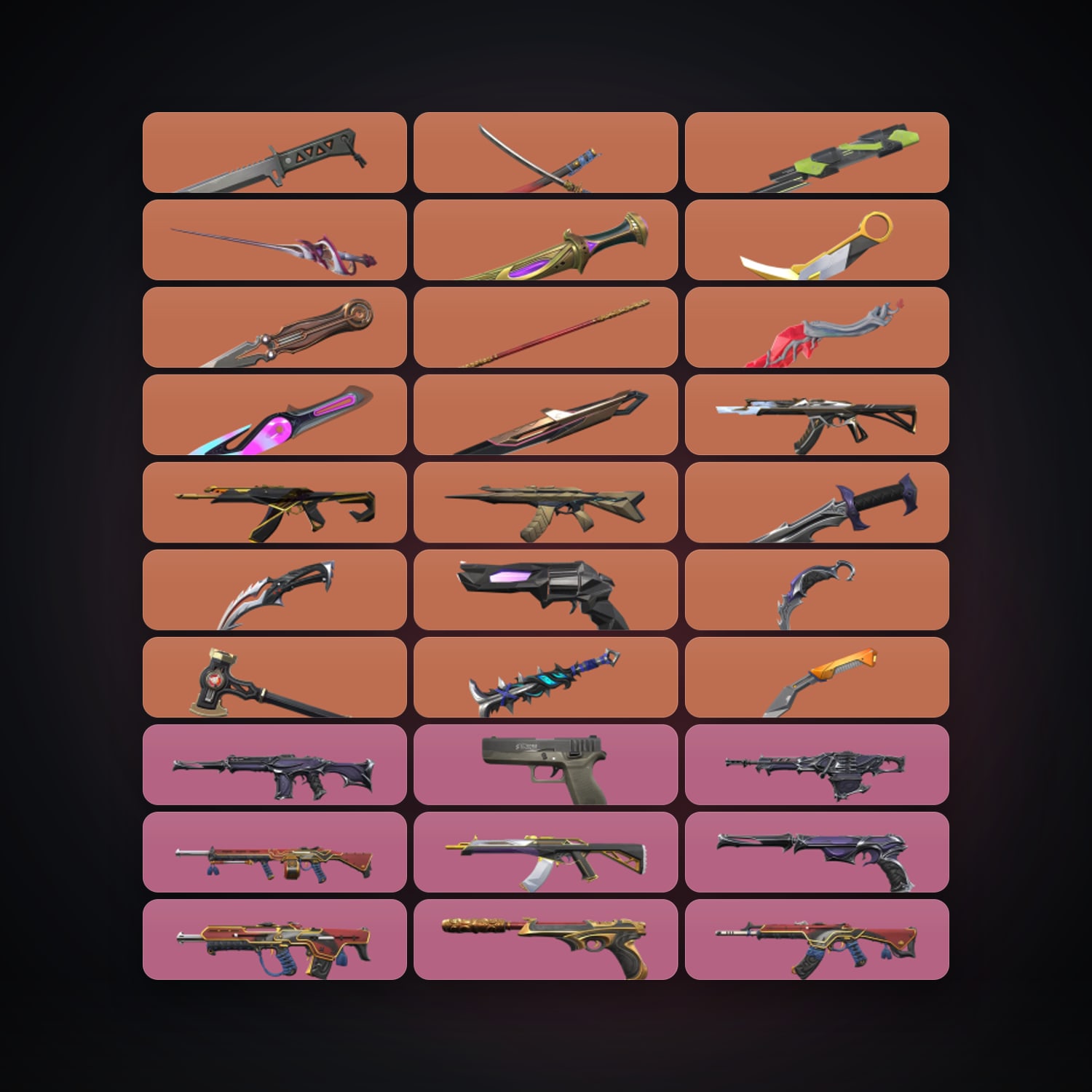 EU Gold 3 locker — 17 knives, 156 skins, lvl 341 — HabibiAccounts