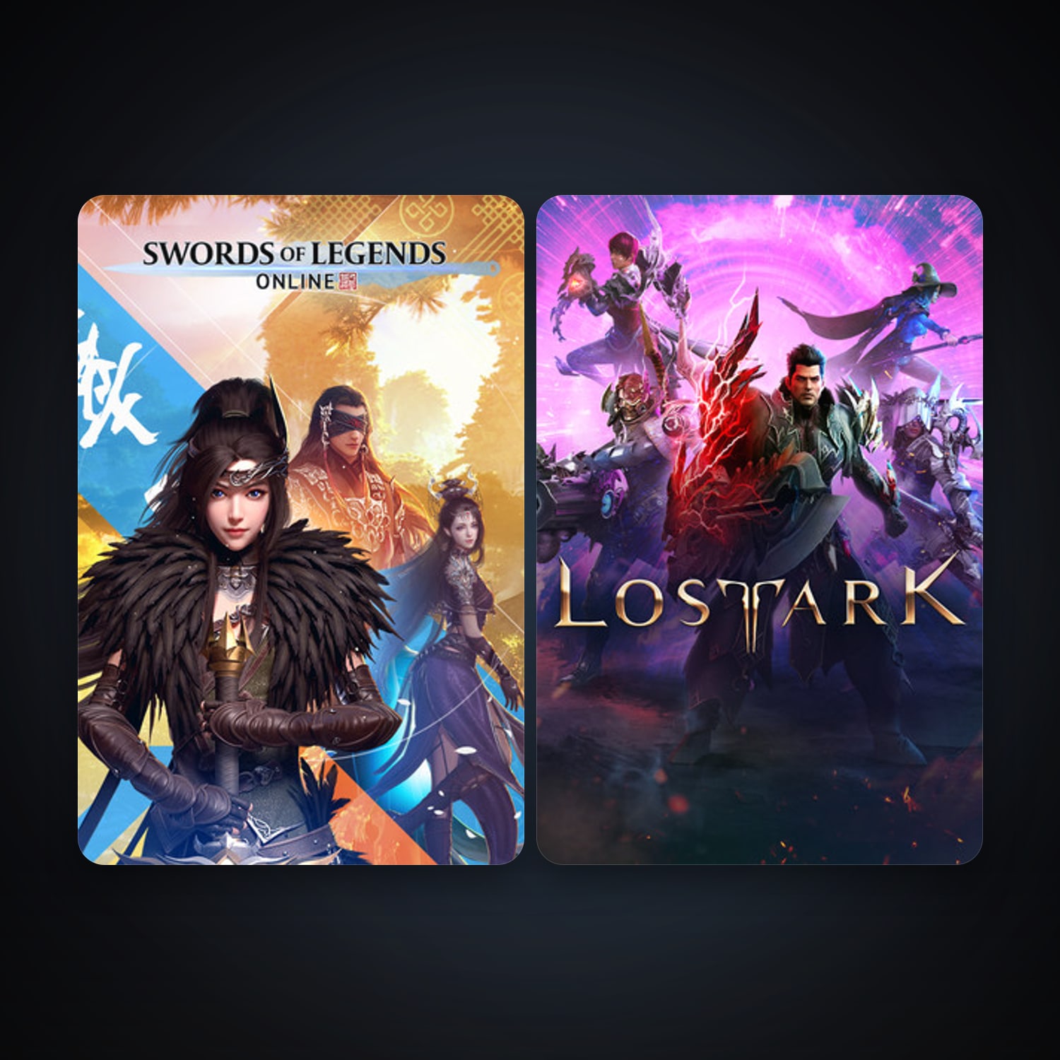 Swords of Legends Online + Lost Ark, 3 games, clean — HabibiAccounts