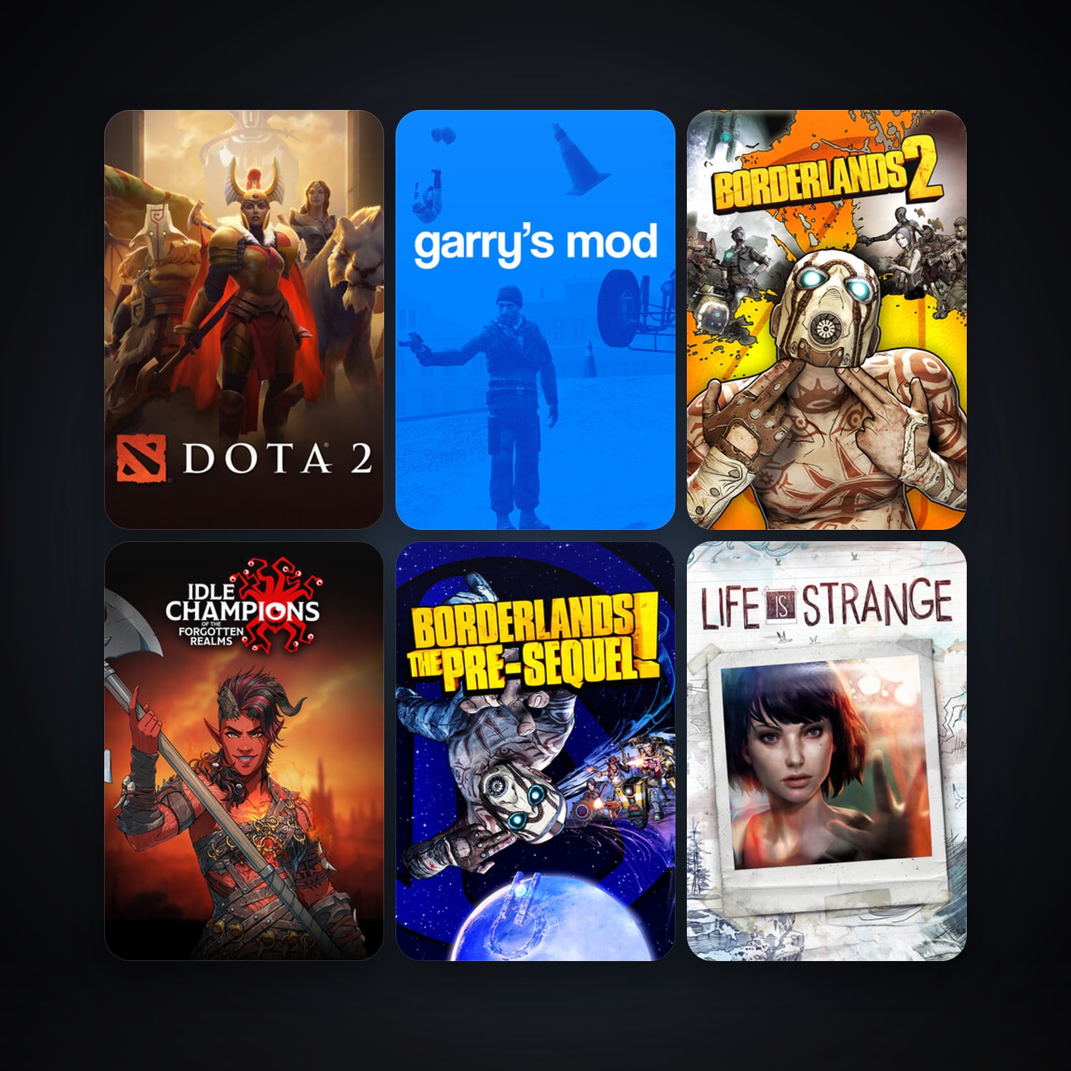 Dota 2 + Garry's Mod, 38 games, Steam 26, clean — HabibiAccounts