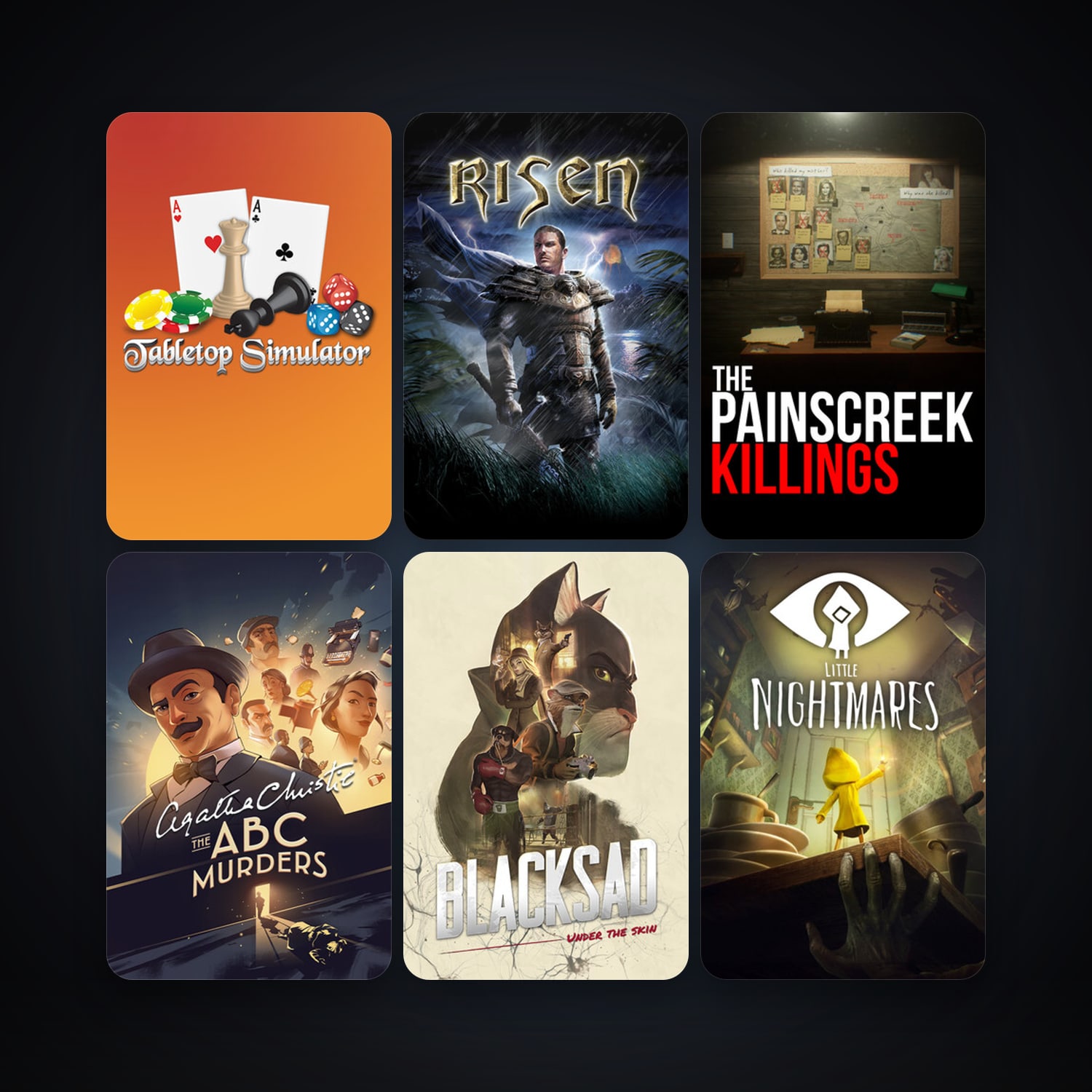Risen + Tabletop Simulator, 14 games, clean — HabibiAccounts