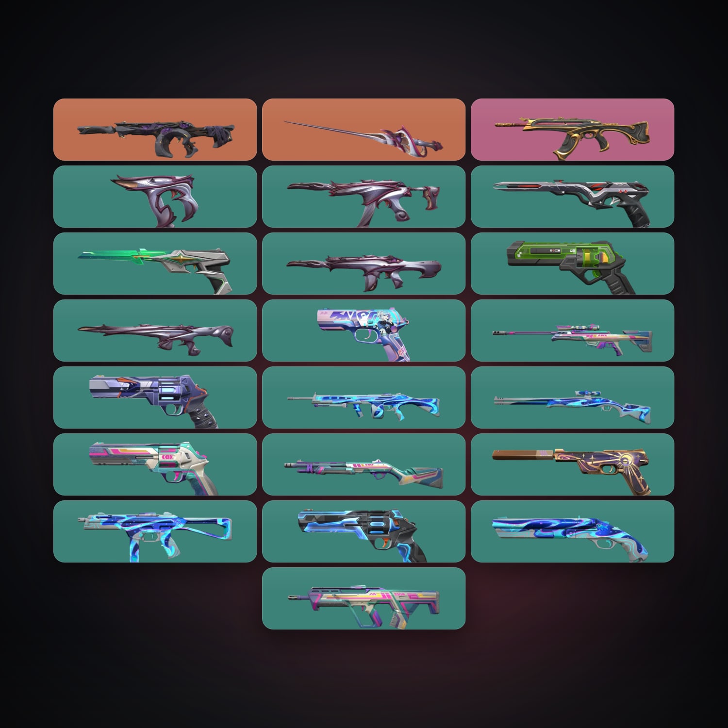 EU Silver 1 locker — 1 knives, 22 skins, lvl 182 — HabibiAccounts