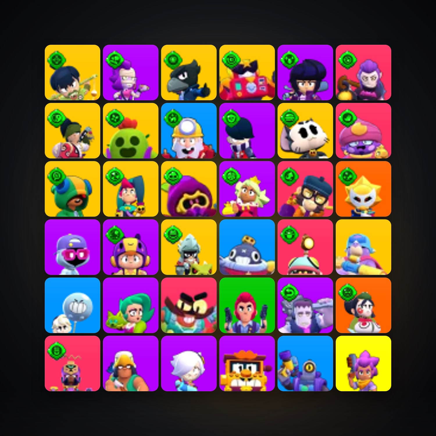 104 Brawlers | 34.5K Trophies | TH 9 — Supercell Account — HabibiAccounts