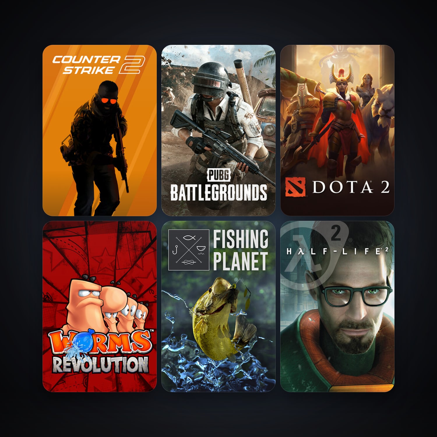 Half-Life 2 + Half-Life 2: Deathmatch, 10 games, Steam 13, clean — HabibiAccounts