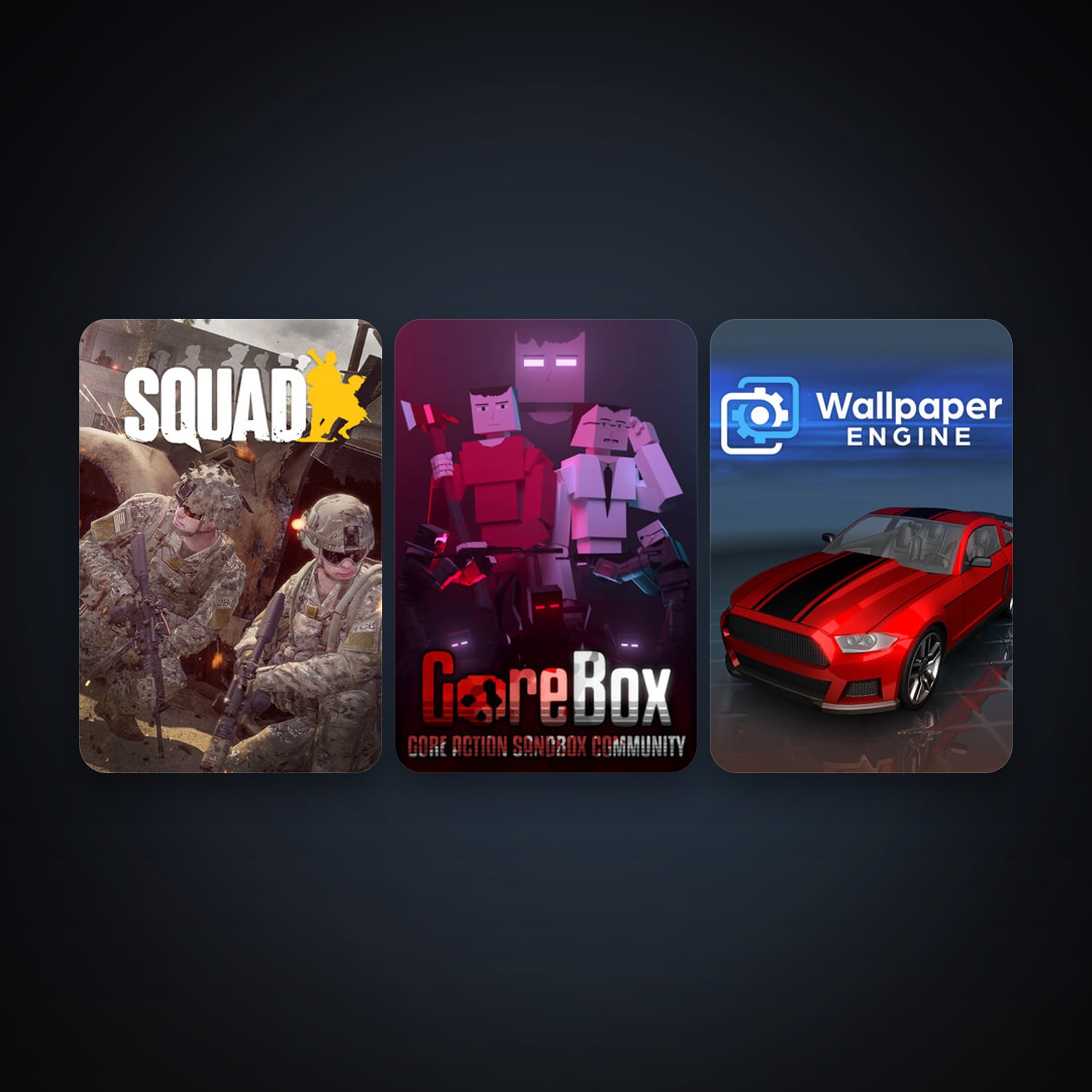 Squad + Wallpaper Engine, 6 games, clean — HabibiAccounts