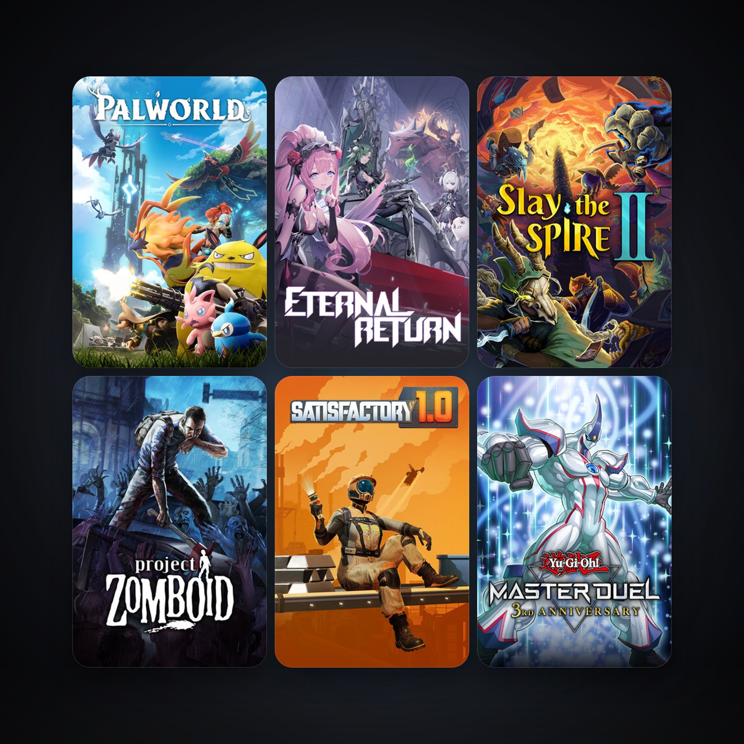 Project Zomboid + Stardew Valley, 19 games, Steam 13, clean — HabibiAccounts