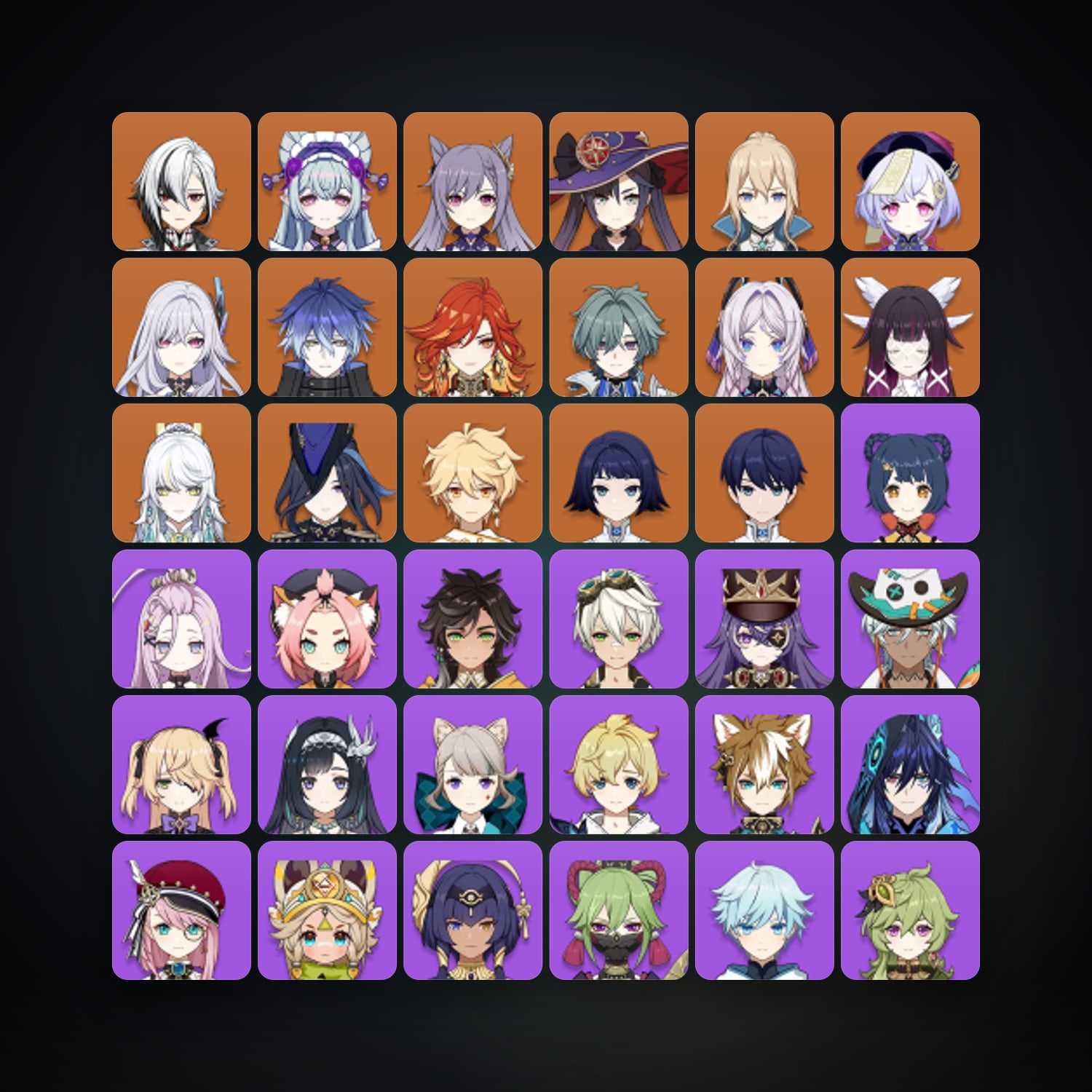 Genshin Impact | AR 58 | 59 Chars | 14× 5★ — Genshin / miHoYo Account — HabibiAccounts