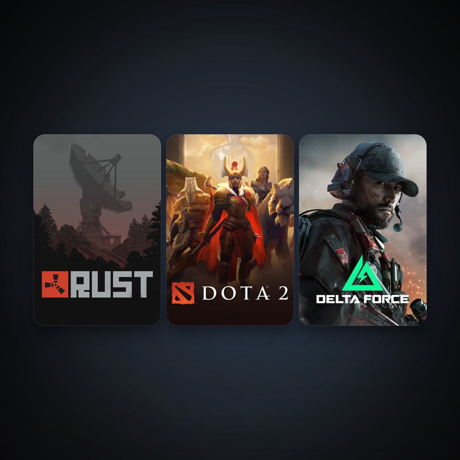 Dota 2 + Rust, 8 games, clean — HabibiAccounts