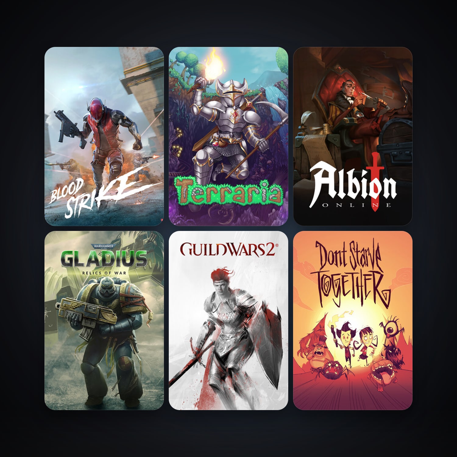 Terraria + Don't Starve Together, 20 games, clean — HabibiAccounts