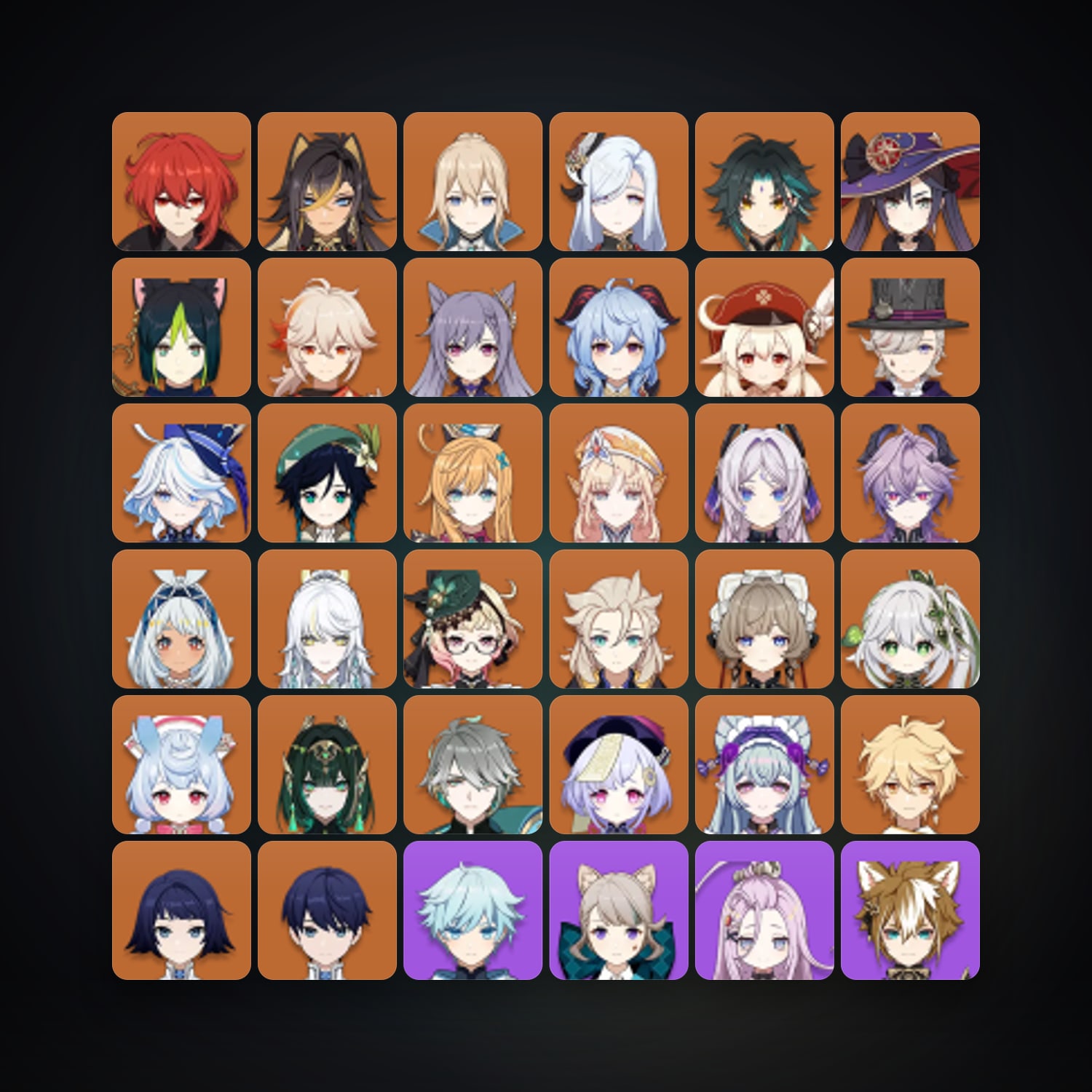 Genshin Impact | AR 58 | 82 Chars | 29× 5★ — Genshin / miHoYo Account — HabibiAccounts