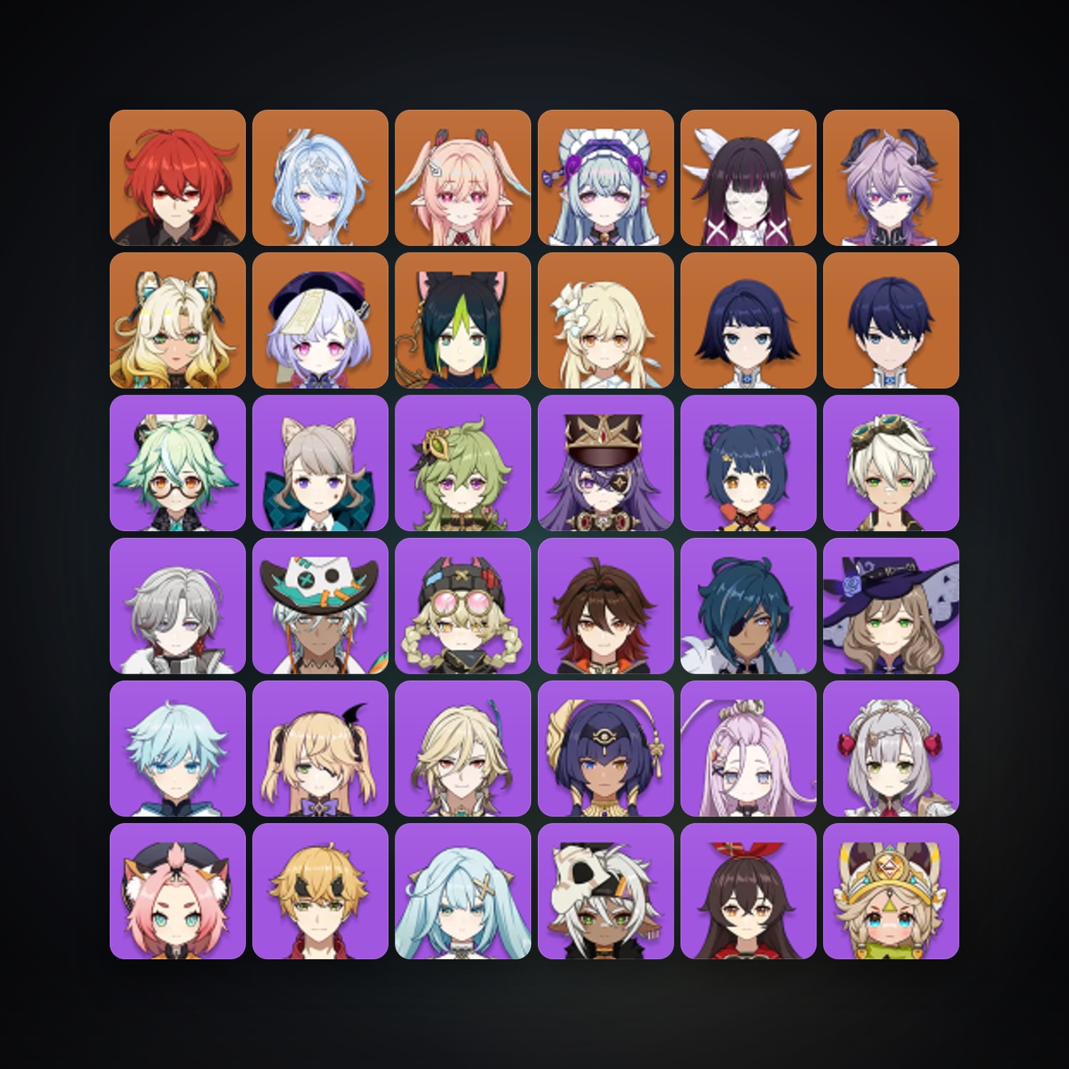 Genshin Impact | AR 57 | 49 Chars | 9× 5★ — Genshin / miHoYo Account — HabibiAccounts