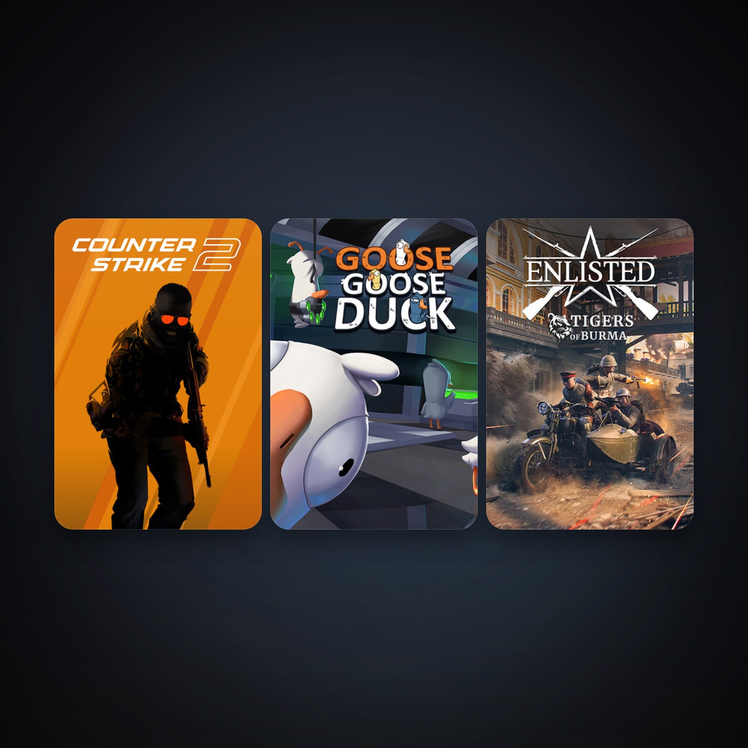 CS2 Prime + Goose Goose Duck, 5 games, clean — HabibiAccounts