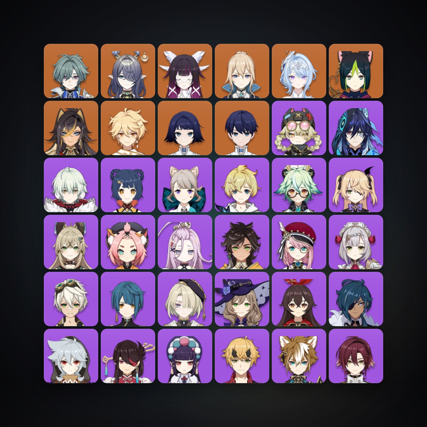 Genshin Impact | AR 55 | 39 Chars | 7× 5★ — Genshin / miHoYo Account · 260860163 — HabibiAccounts