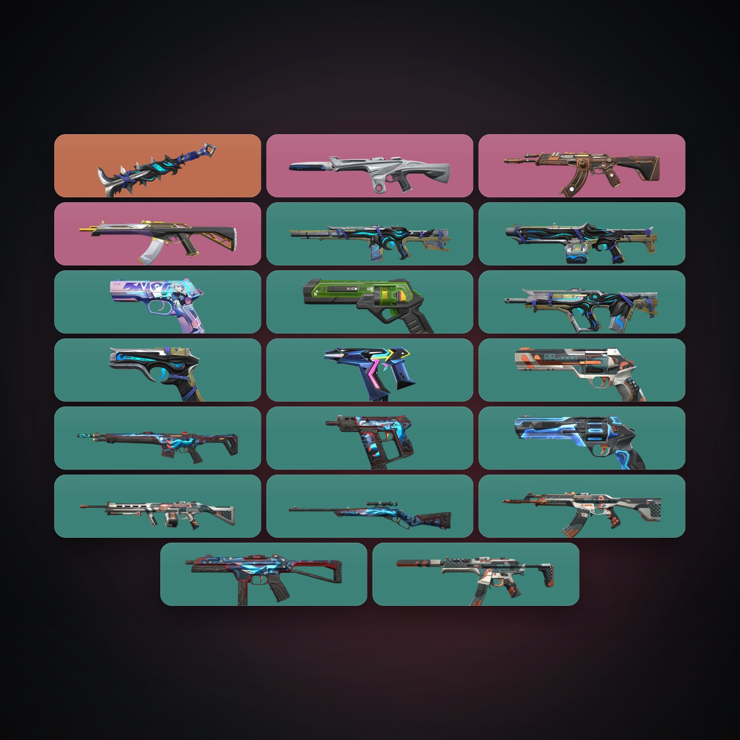 AP Silver 3 locker — 1 knives, 20 skins, lvl 122 — HabibiAccounts