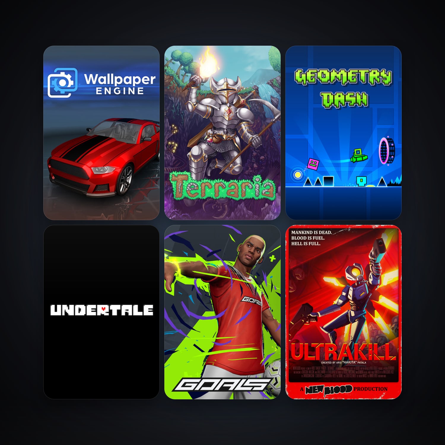 Terraria + Geometry Dash, 26 games, clean — HabibiAccounts