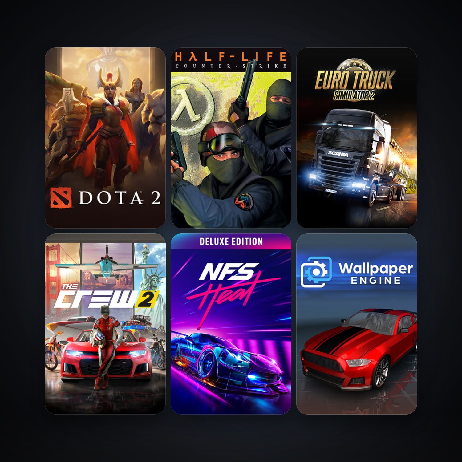 Counter-Strike + Dota 2, 22 games, clean — HabibiAccounts