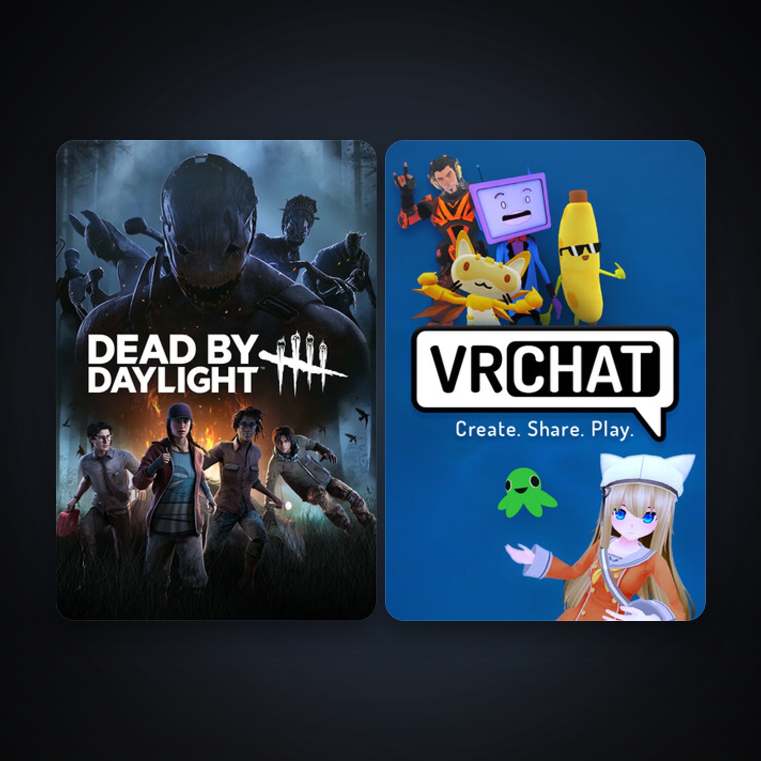 Dead by Daylight + VRChat, 5 games, clean — HabibiAccounts