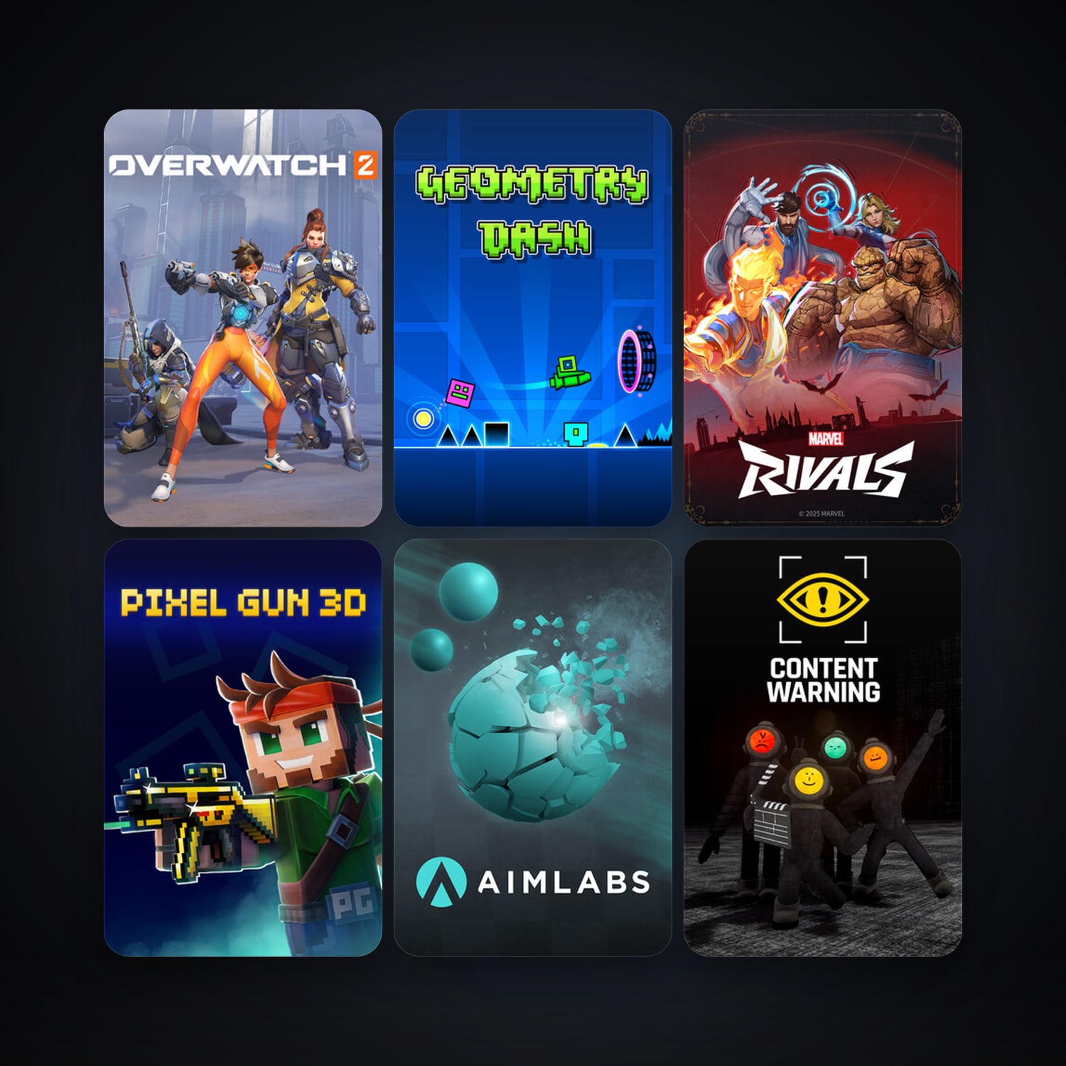 Geometry Dash + Aimlabs, 10 games, clean — HabibiAccounts