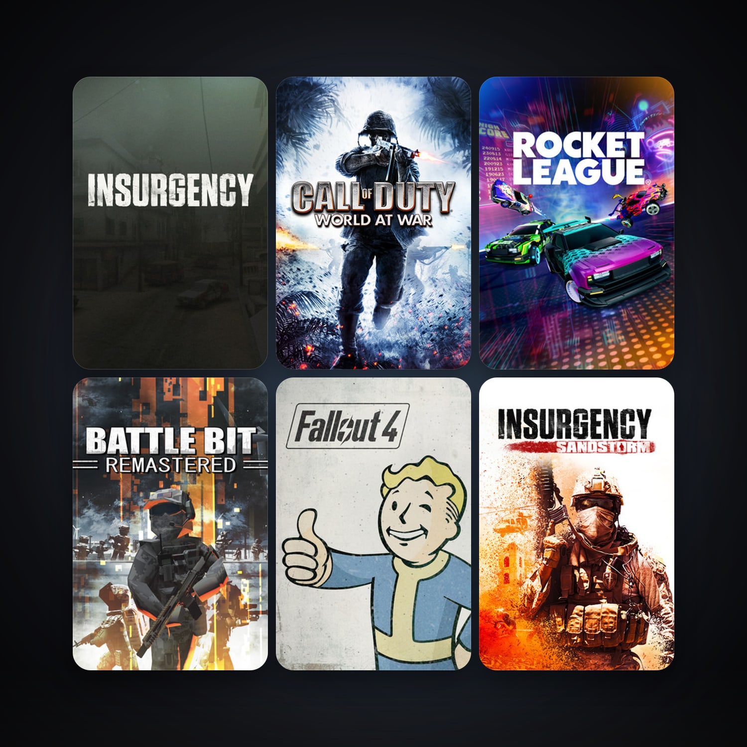 Call of Duty: World at War + Fallout: New Vegas, 50 games, clean — HabibiAccounts