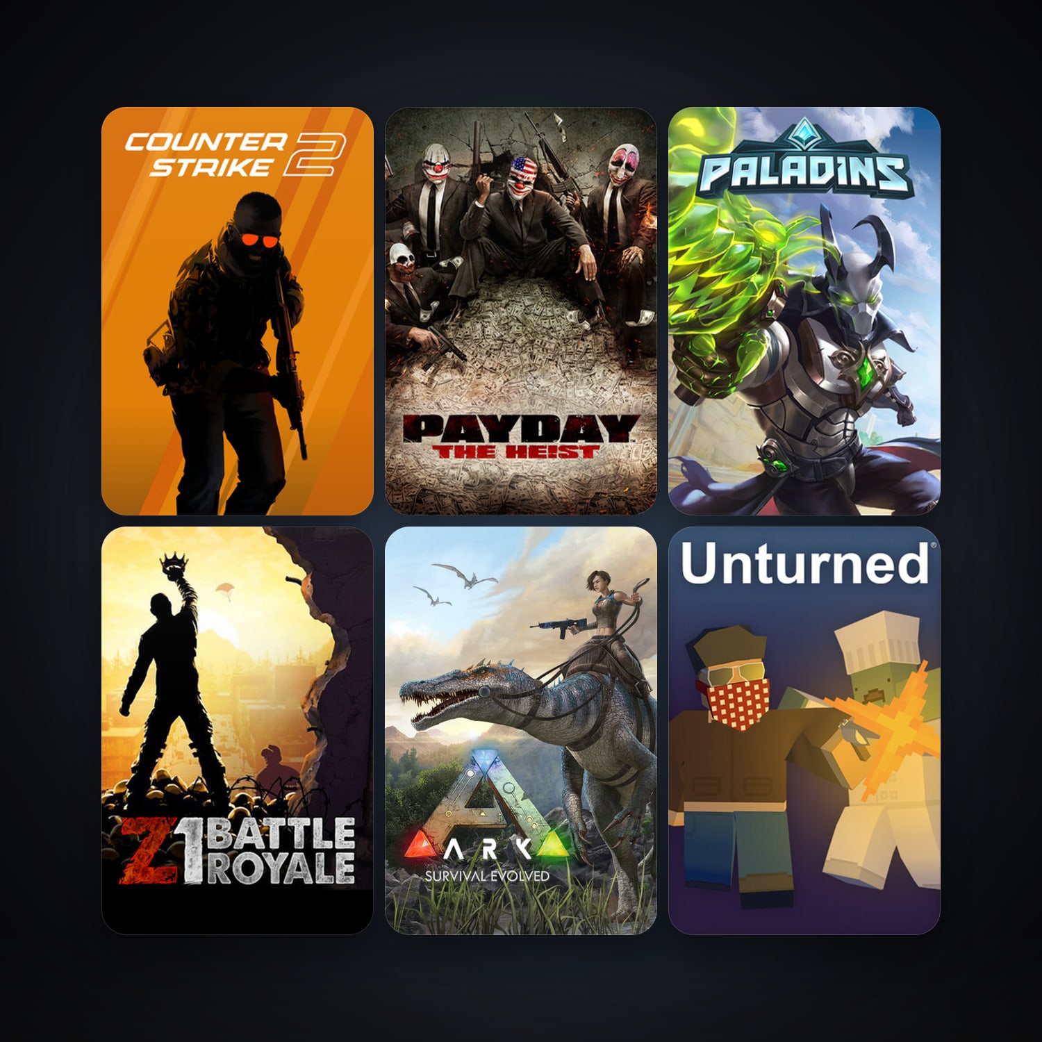 CS2 Prime + PAYDAY The Heist, 18 games, clean — HabibiAccounts