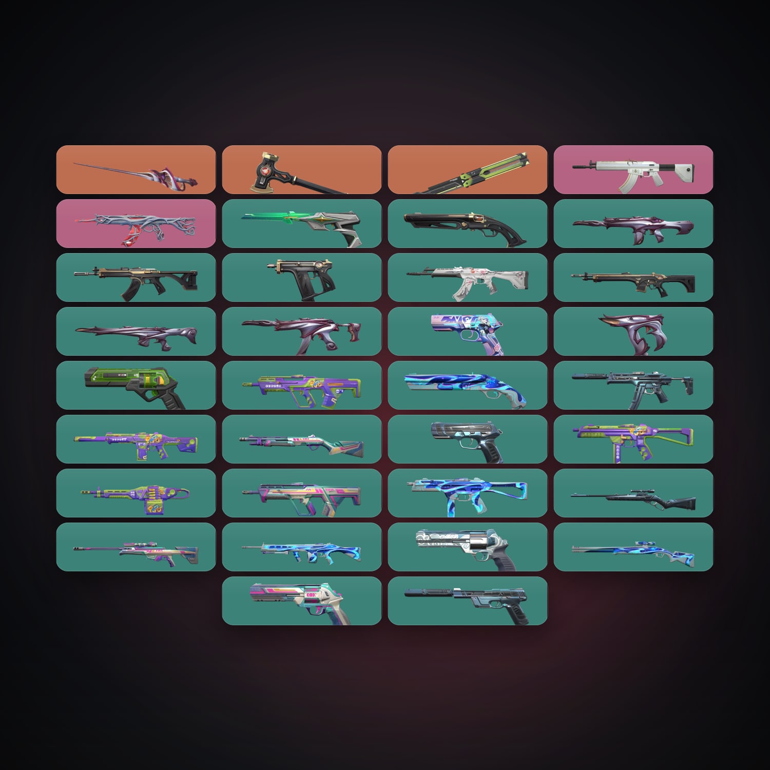 EU Silver 1 locker — 3 knives, 34 skins, lvl 110 — HabibiAccounts