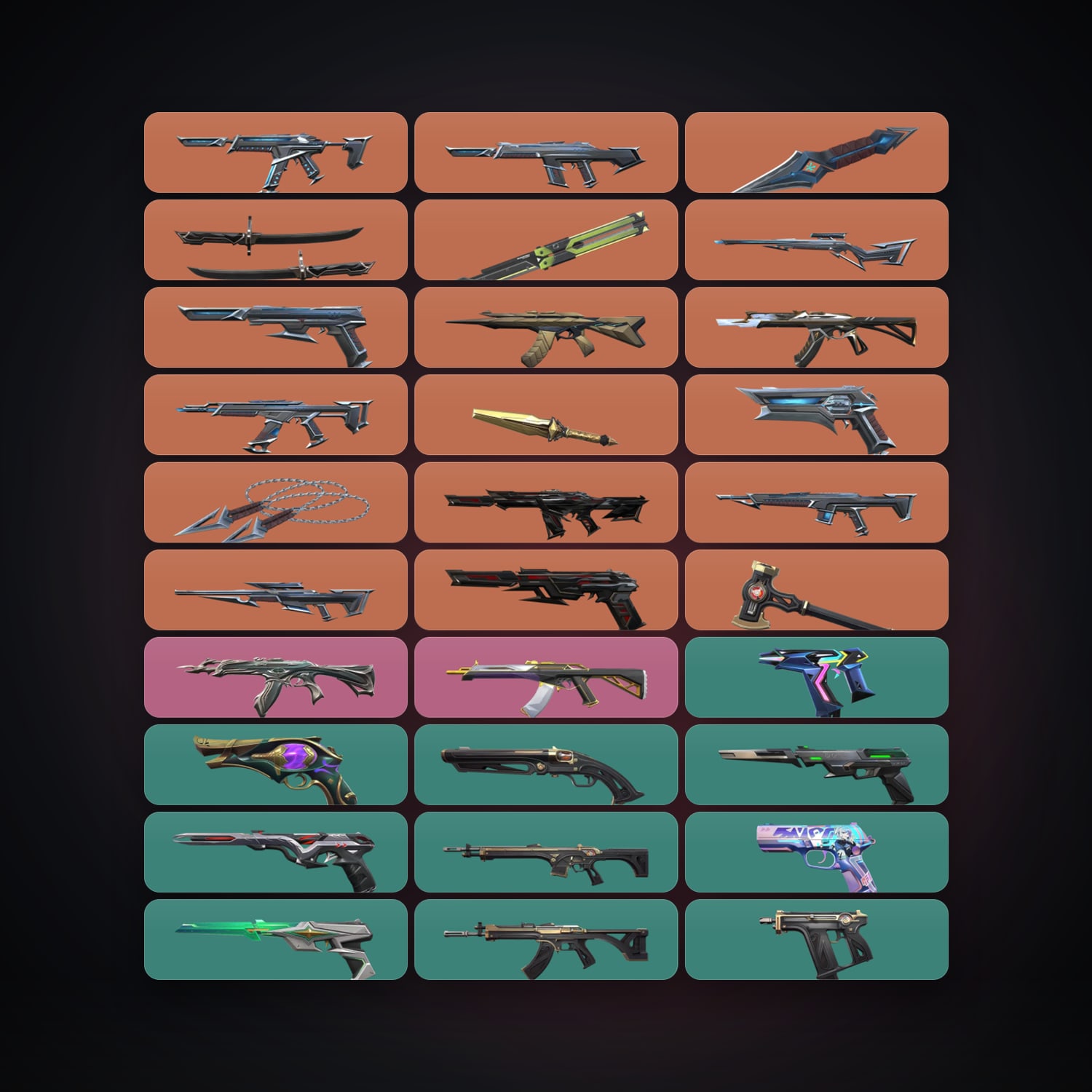 AP Gold 2 locker — 6 knives, 41 skins, lvl 246 — HabibiAccounts