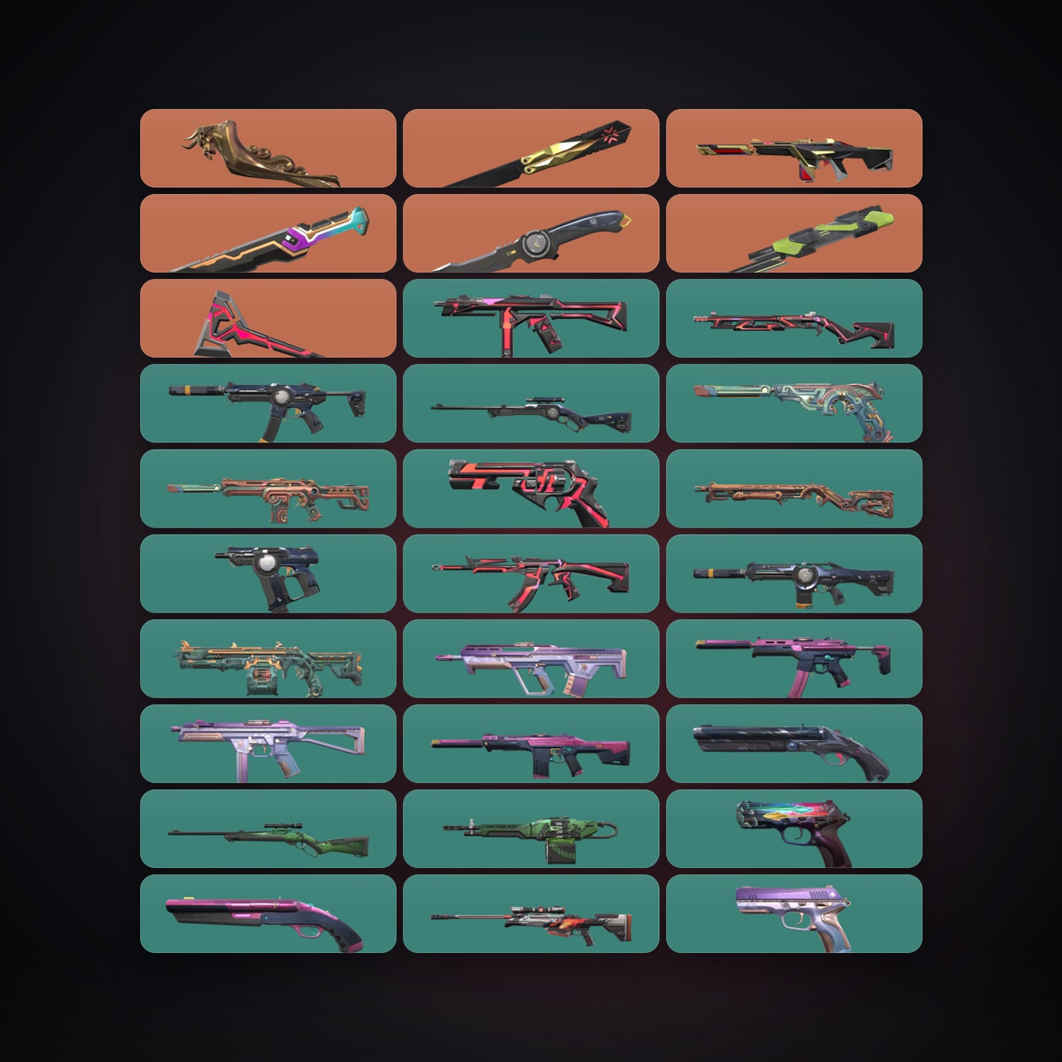 NA Bronze 1 locker — 6 knives, 42 skins, lvl 61 — HabibiAccounts