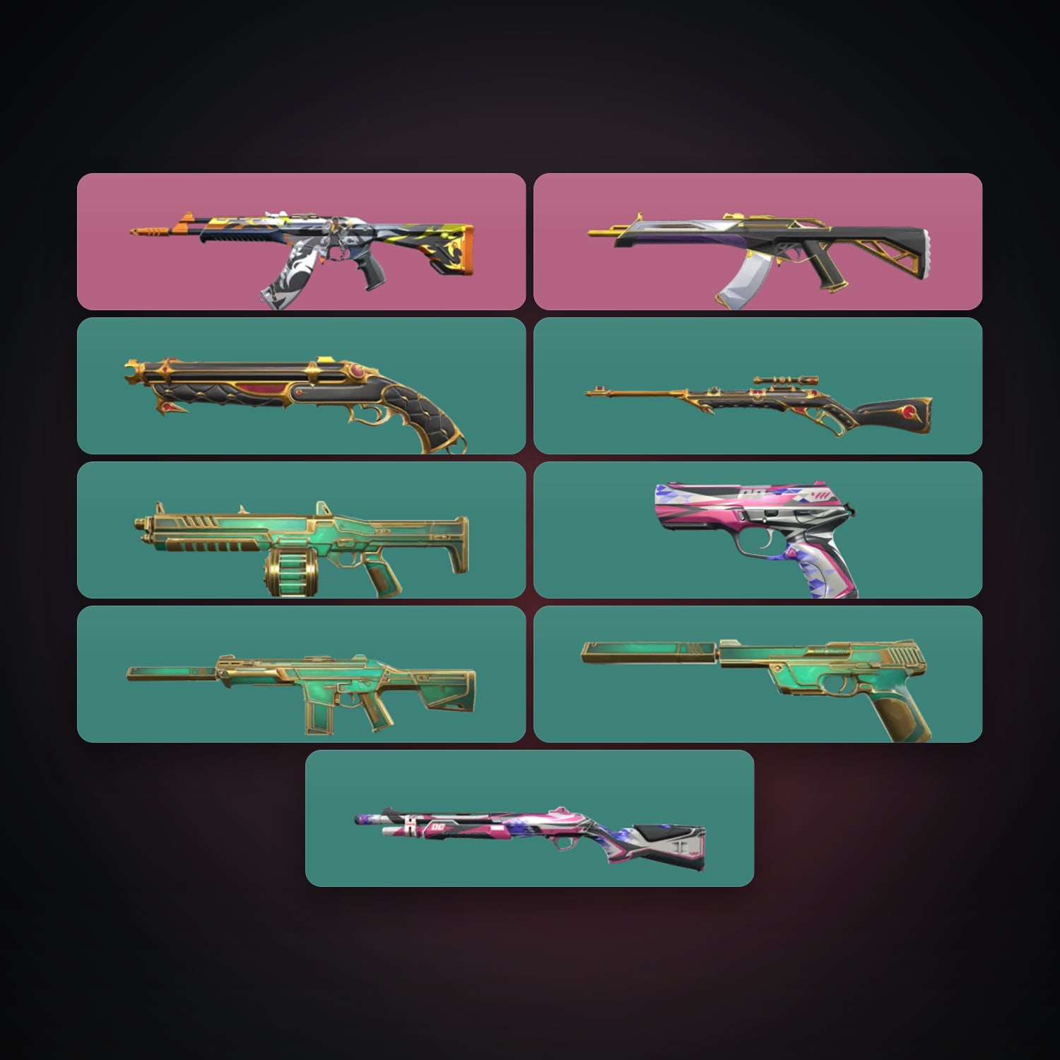 EU Bronze 3 locker — 10 skins, lvl 31 — HabibiAccounts