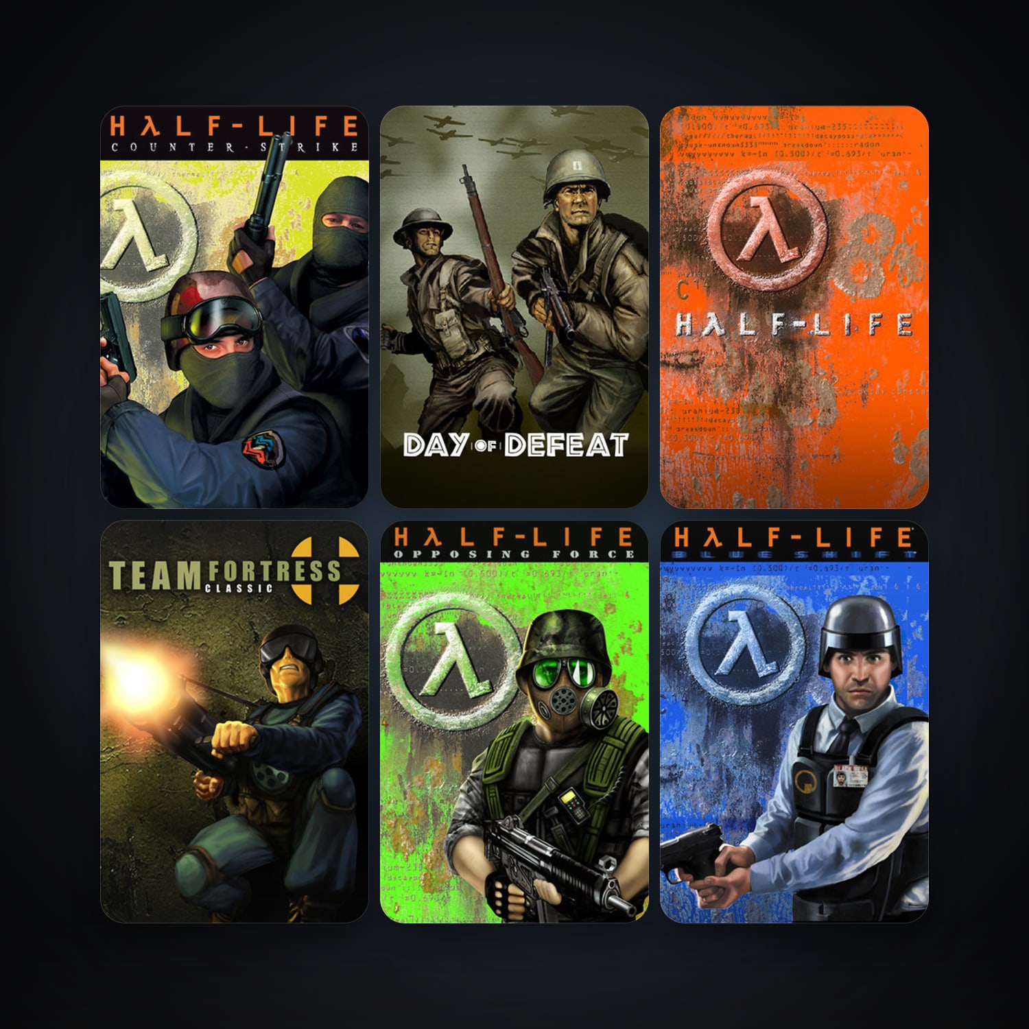 Counter-Strike + Team Fortress Classic, 10 games, clean — HabibiAccounts
