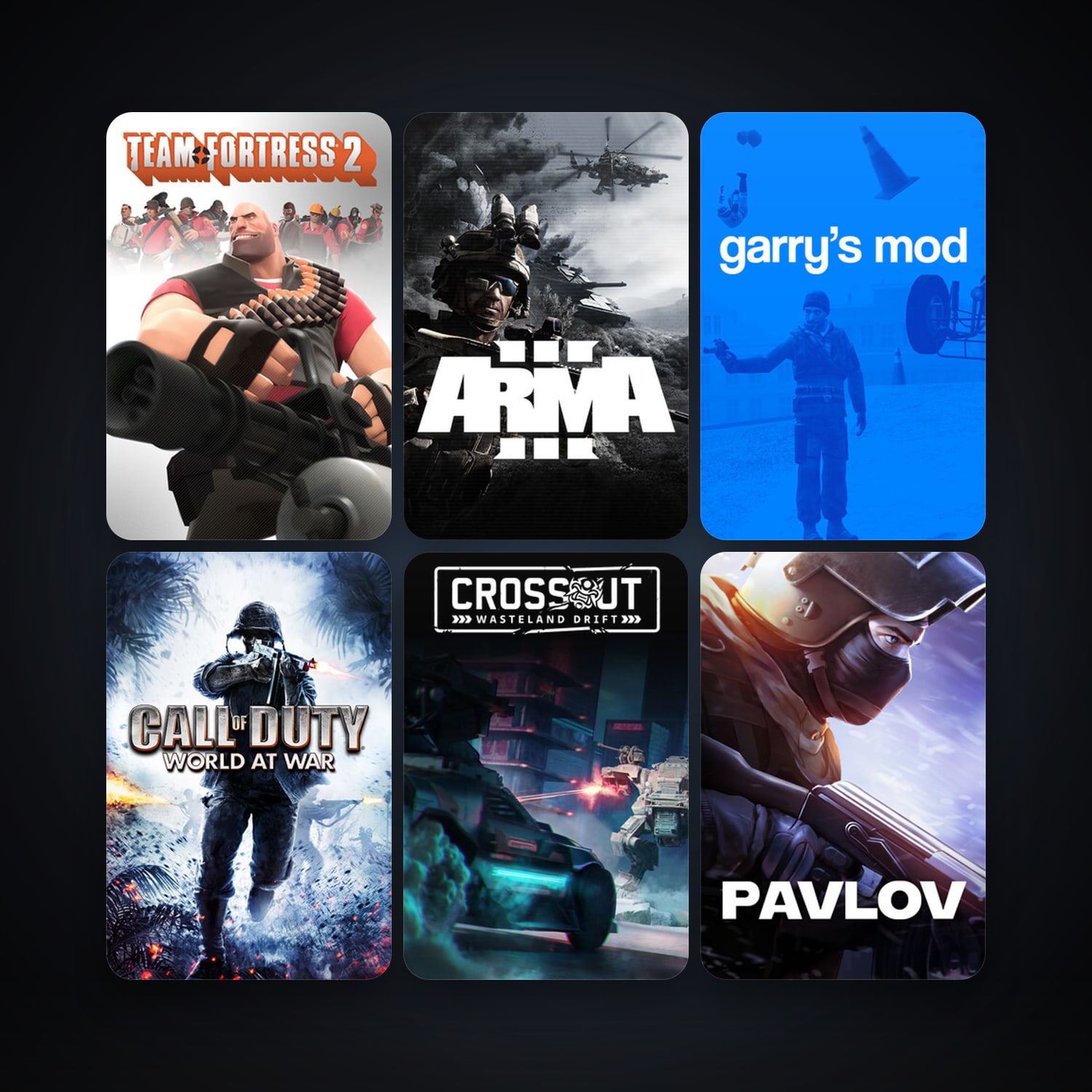 Team Fortress 2 + Garry's Mod, 180 games, Steam 12, clean — HabibiAccounts