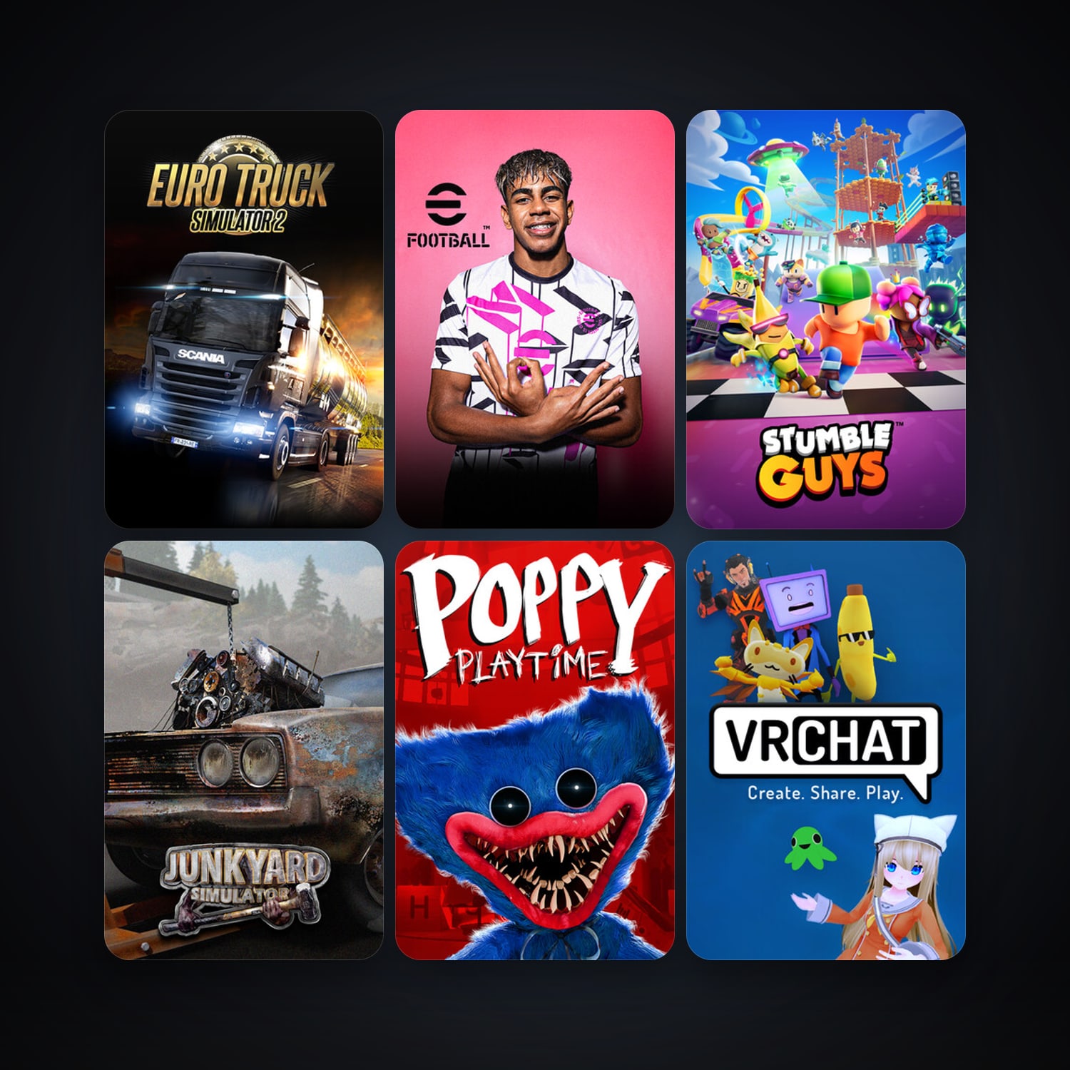 Deponia + Euro Truck Simulator 2, 19 games, clean — HabibiAccounts
