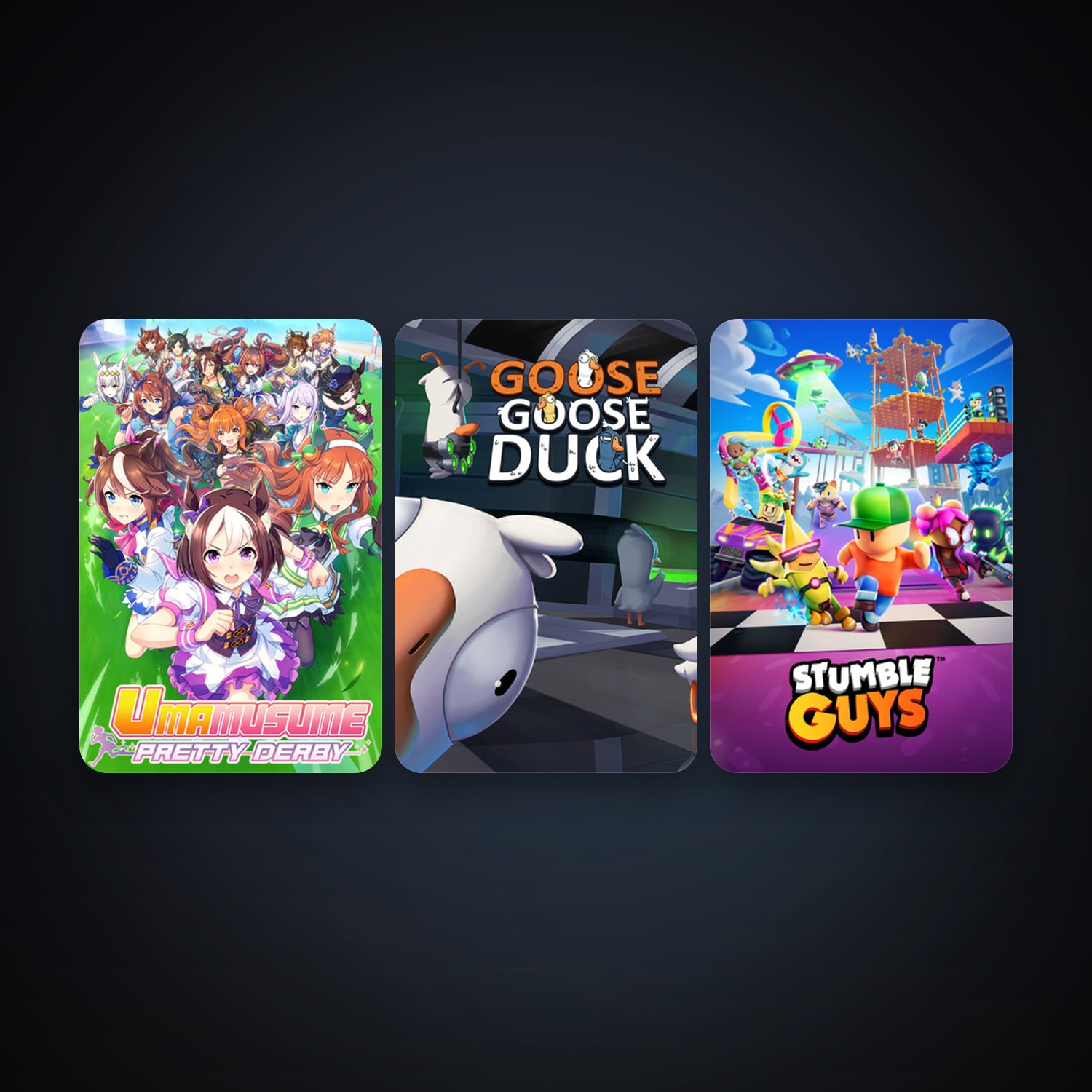 Goose Goose Duck + Stumble Guys, 4 games, clean — HabibiAccounts